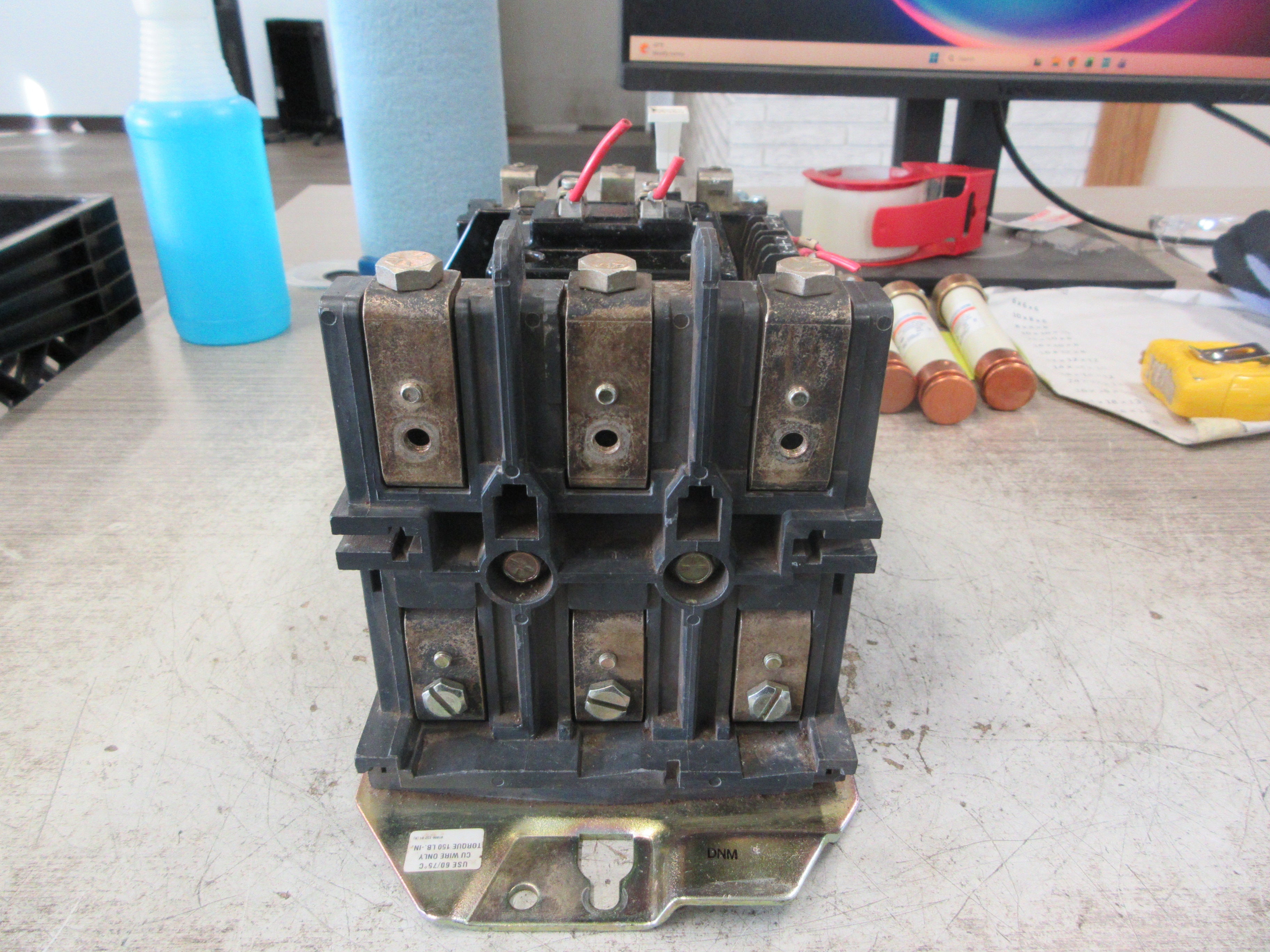Allen-Bradley Size 3 Starter 509-DOD 115-120V Coil 90A 600V Used