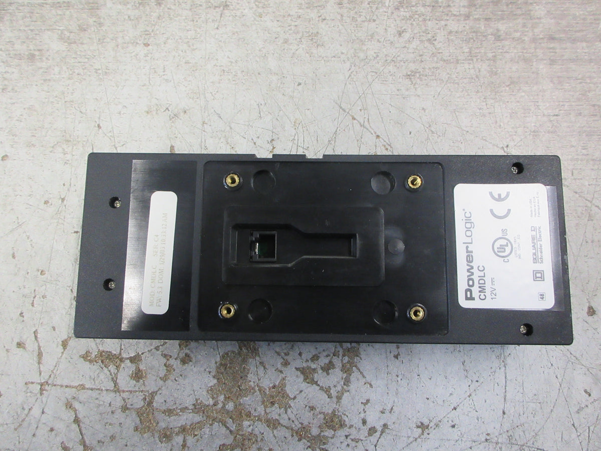 Square D PowerLogic Circuit Monitor Display Module CMDLC Ser. C4 FW: 5.3 Used