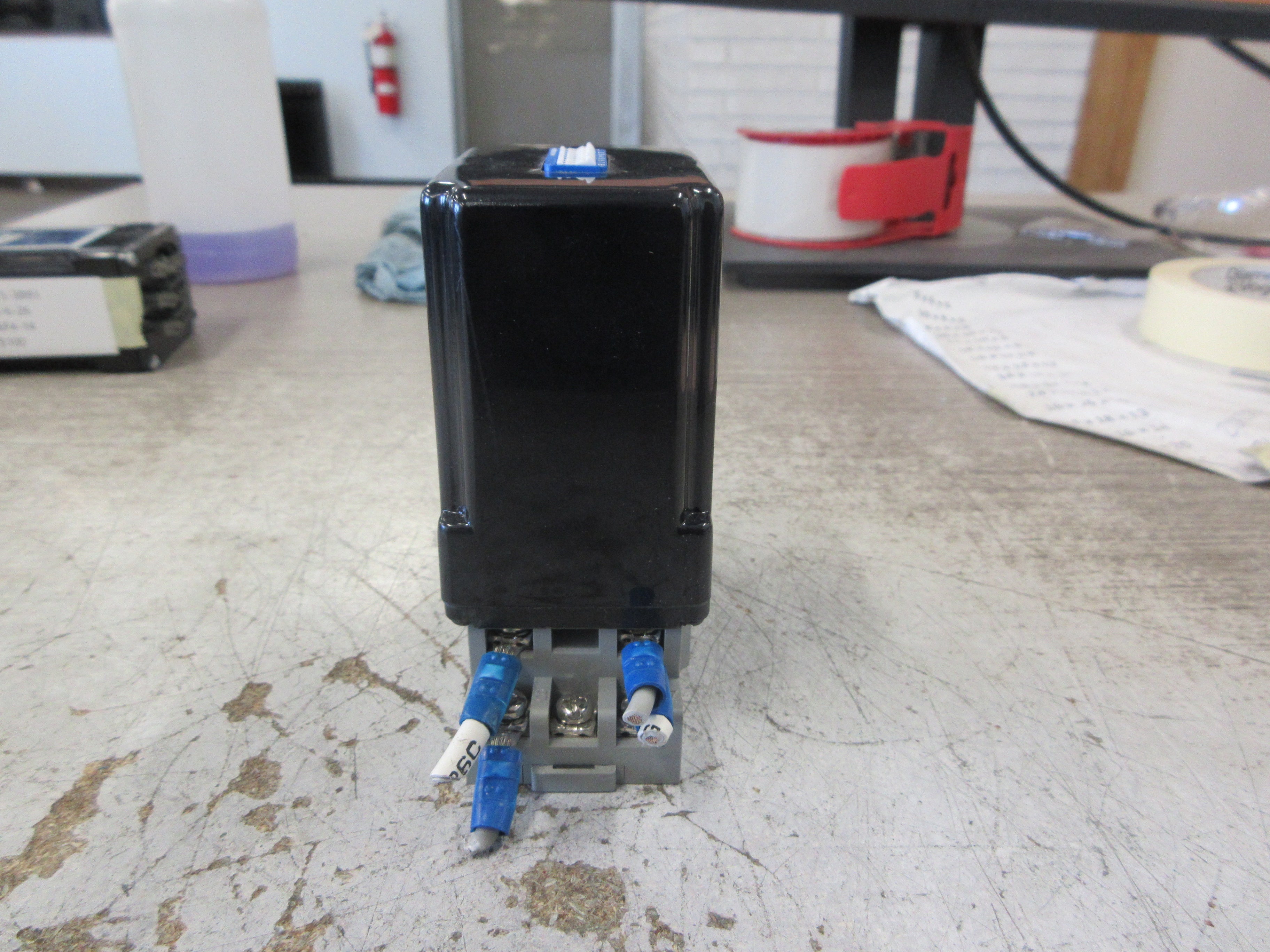 Russelectric Adjustable Time Delay Relay TD24DC Range: 0-255 Sec. w/ Base Used