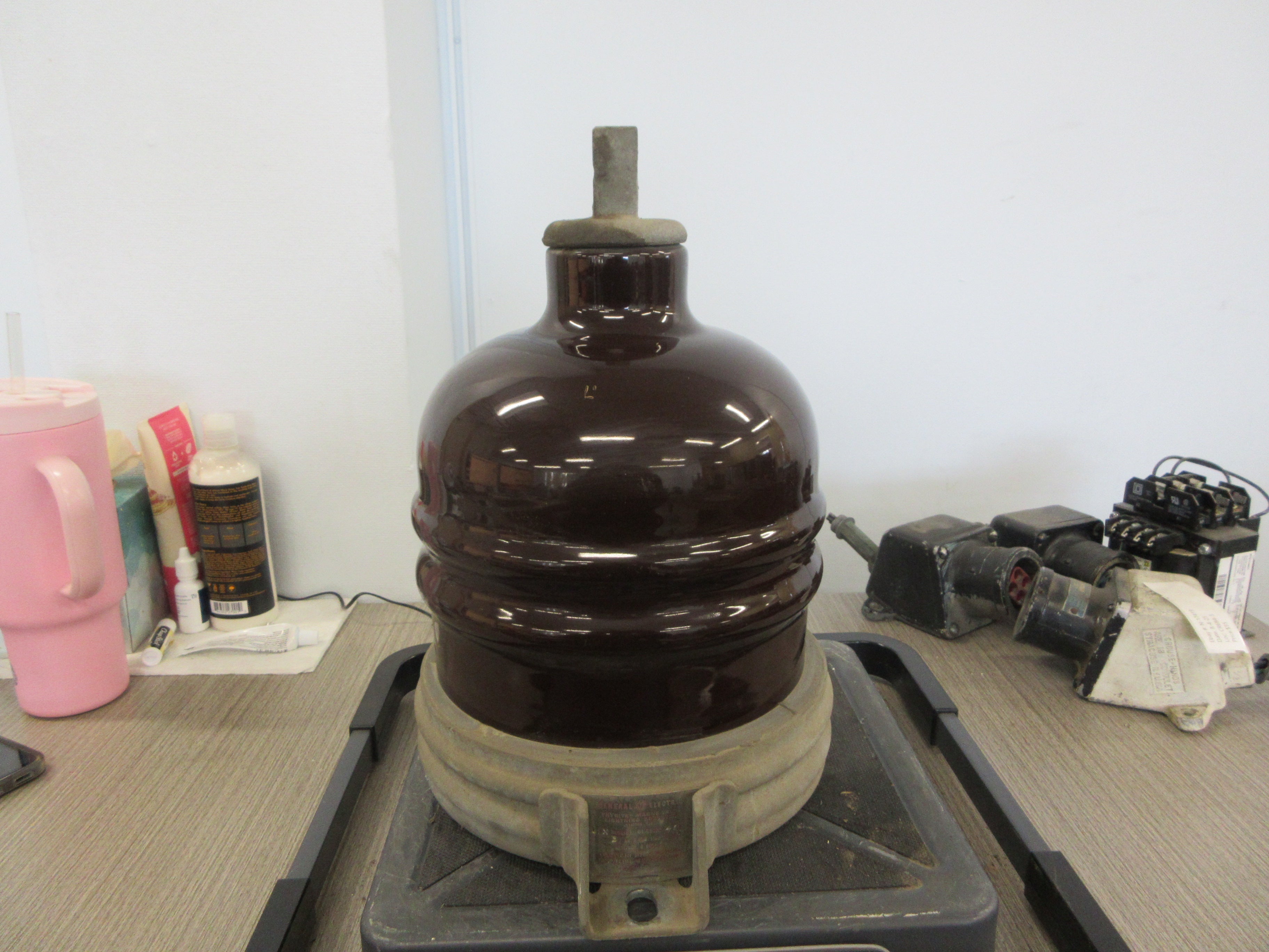 GE Thyrite Magne-Valve Lightning Arrester 9LA1HC46 3KV Used