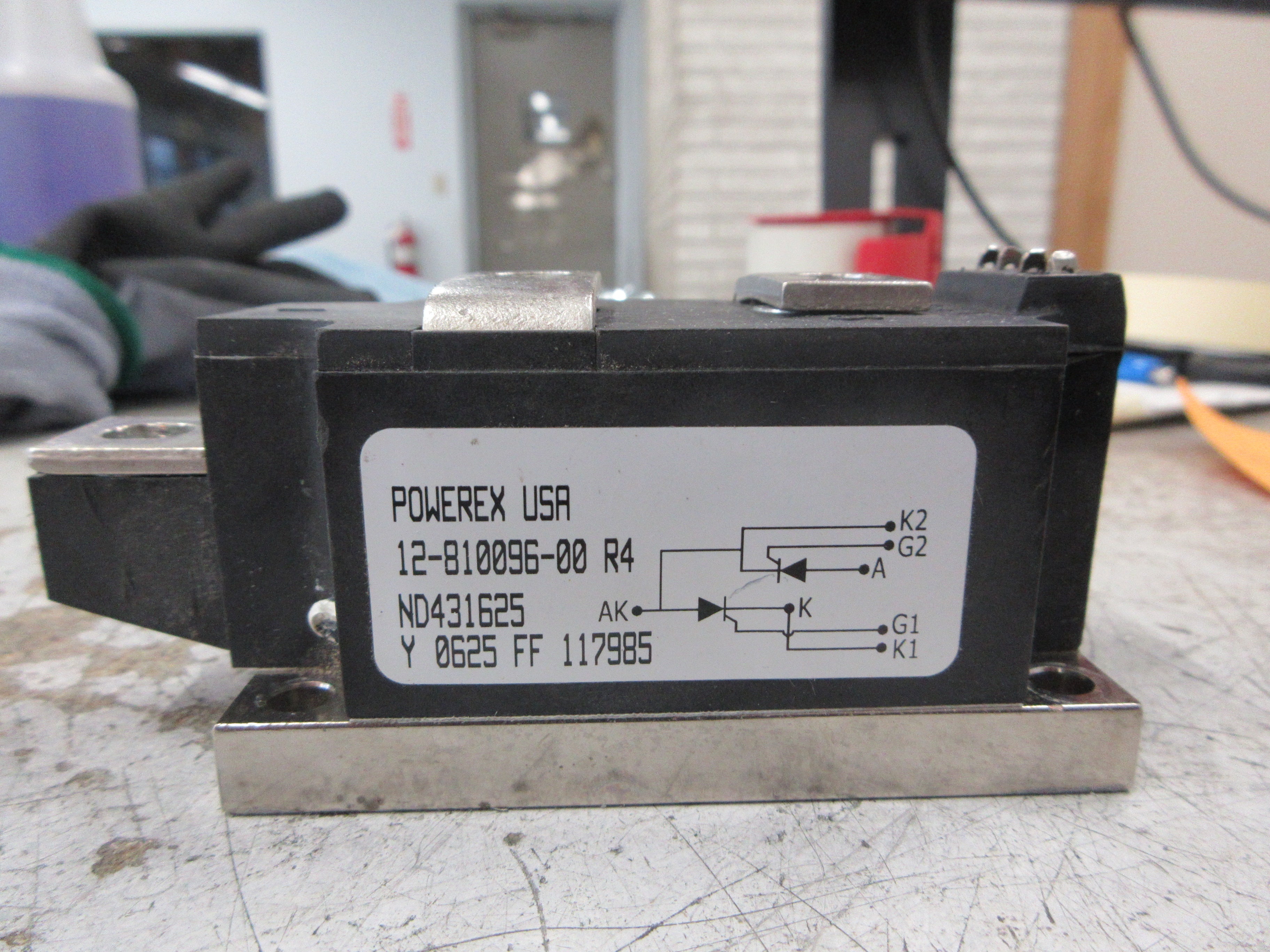 Powerex Power Module 12-810096-00 R4 Used