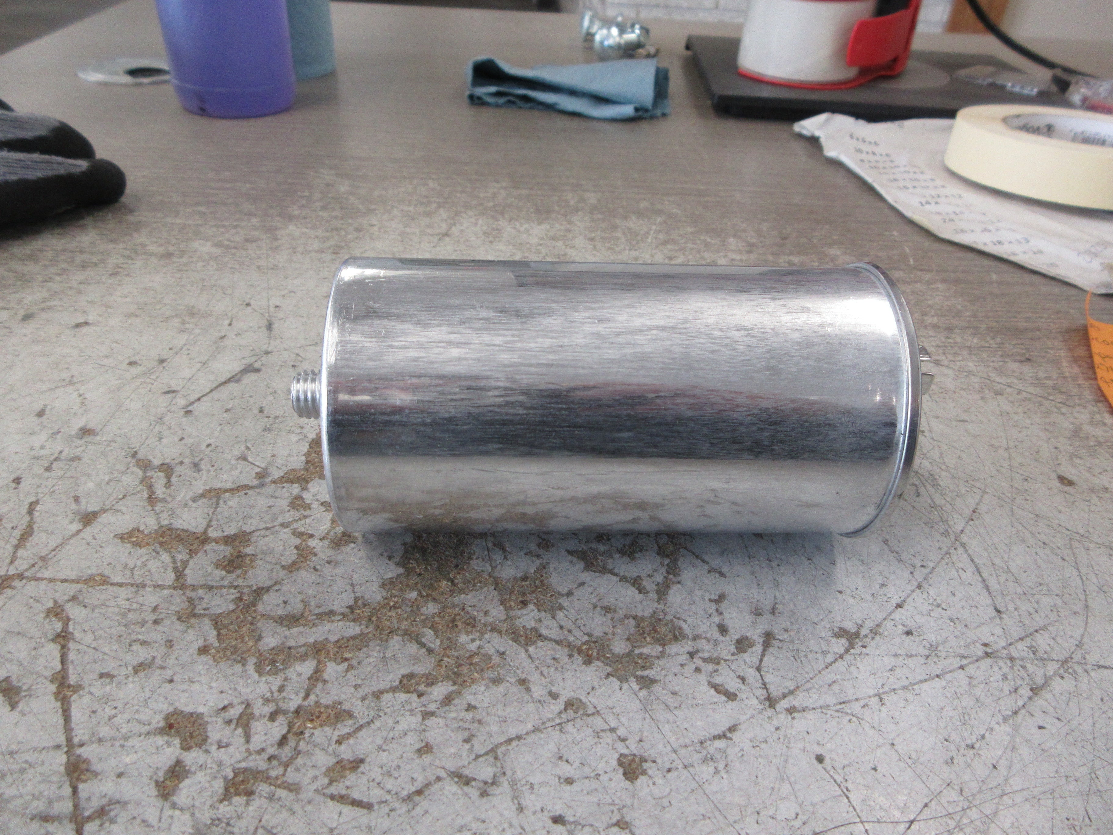 Capcom Capacitor 27L830BC 45uf 600V 50/60Hz Used