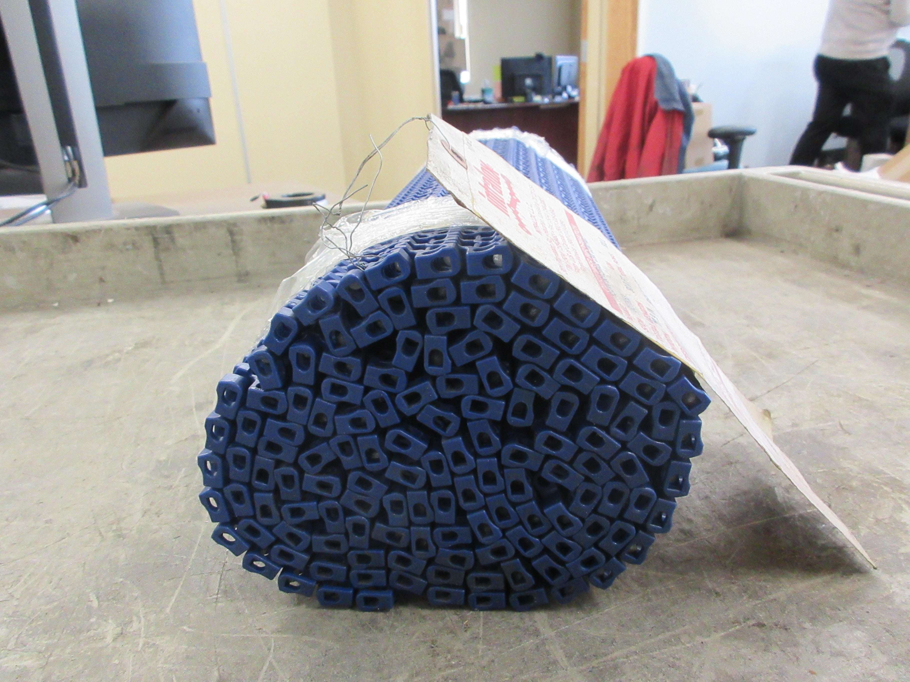 Intralox Series 1100 Flush Grid Belt 13093456 Length: 25.60FT New Surplus