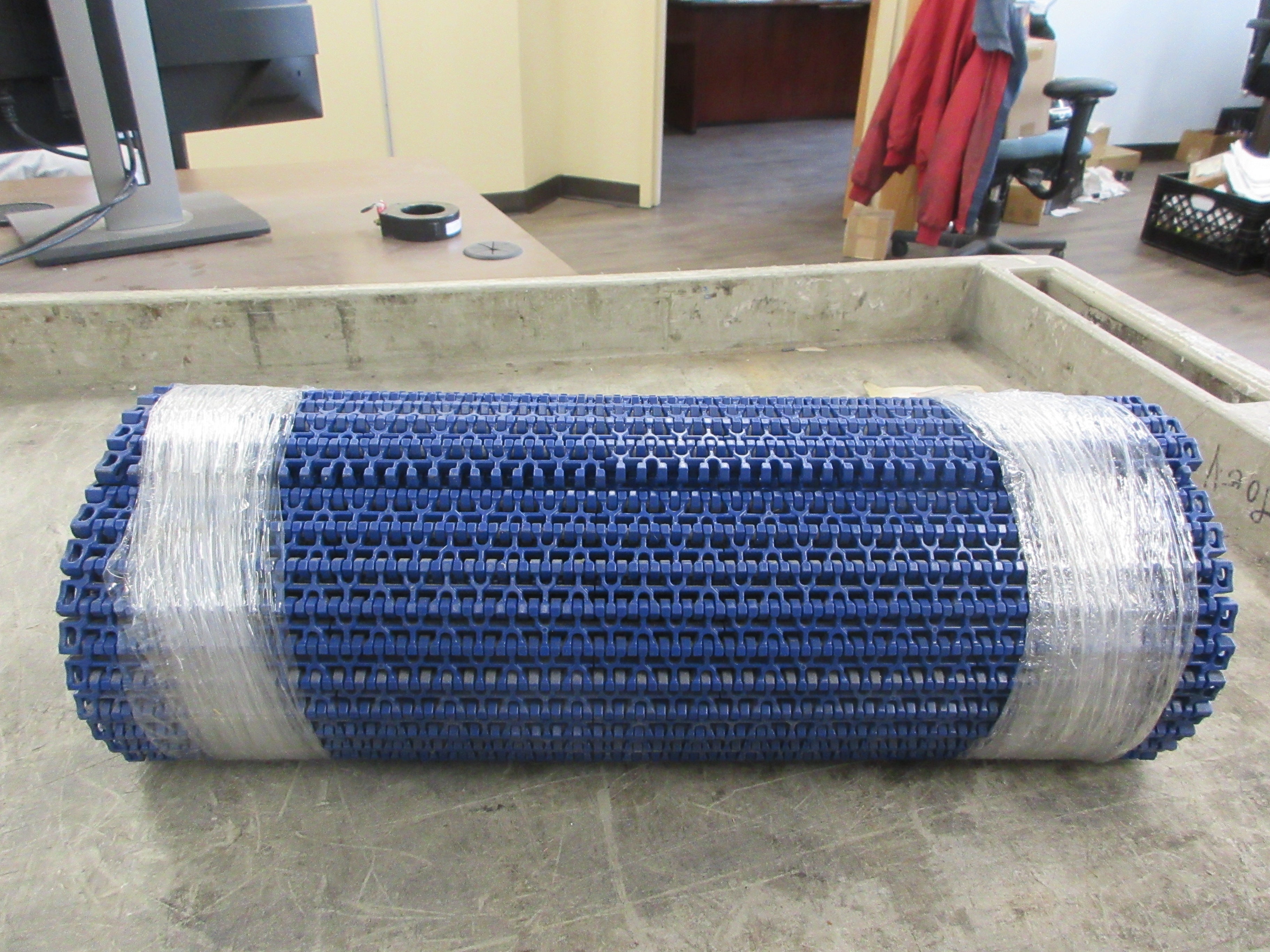 Intralox Series 1100 Flush Grid Belt 13093456 Length: 25.60FT New Surplus