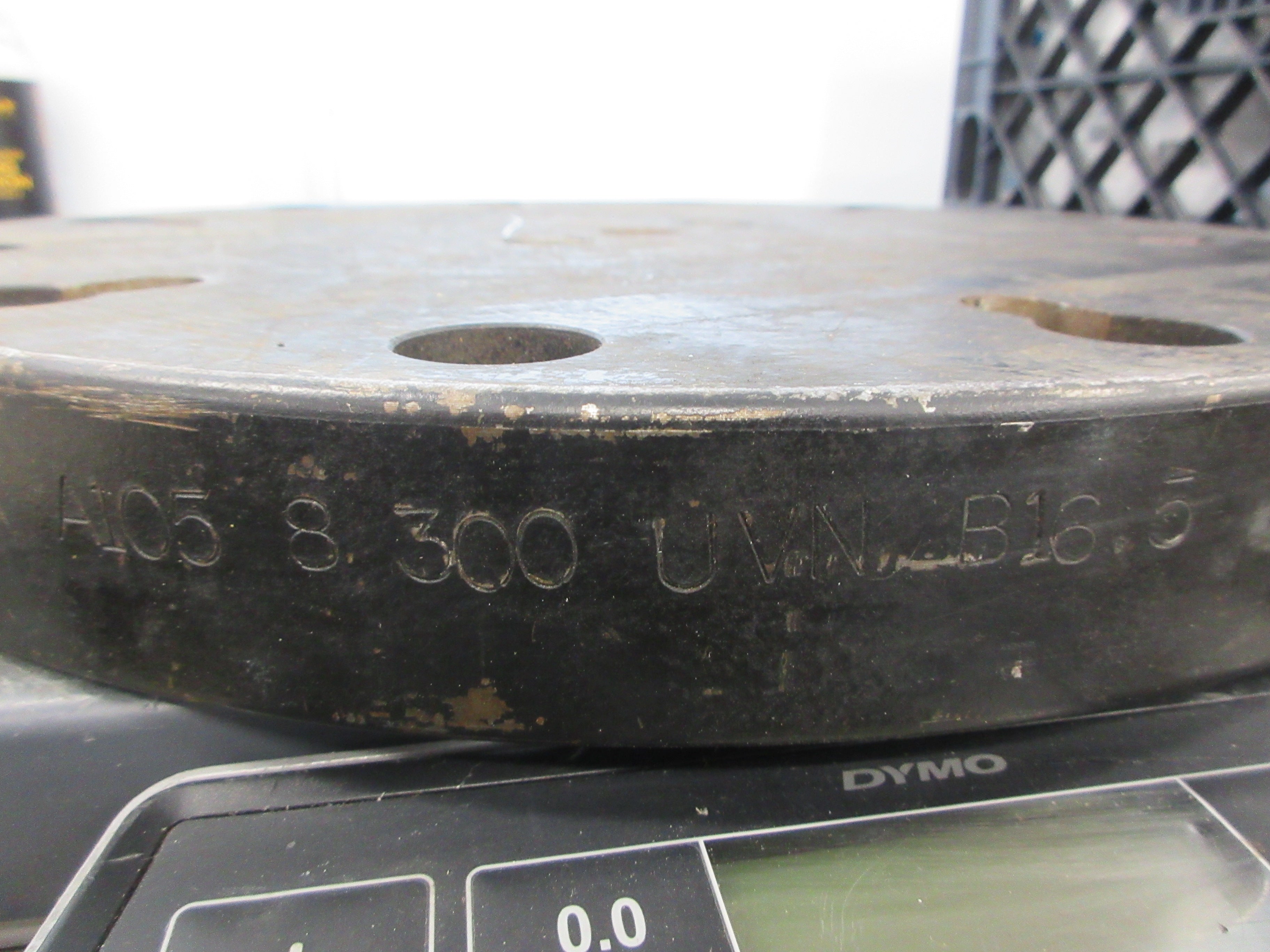 Kerkav Blind Flange A105 8 300 UVN B16.5 OD: 15" Used