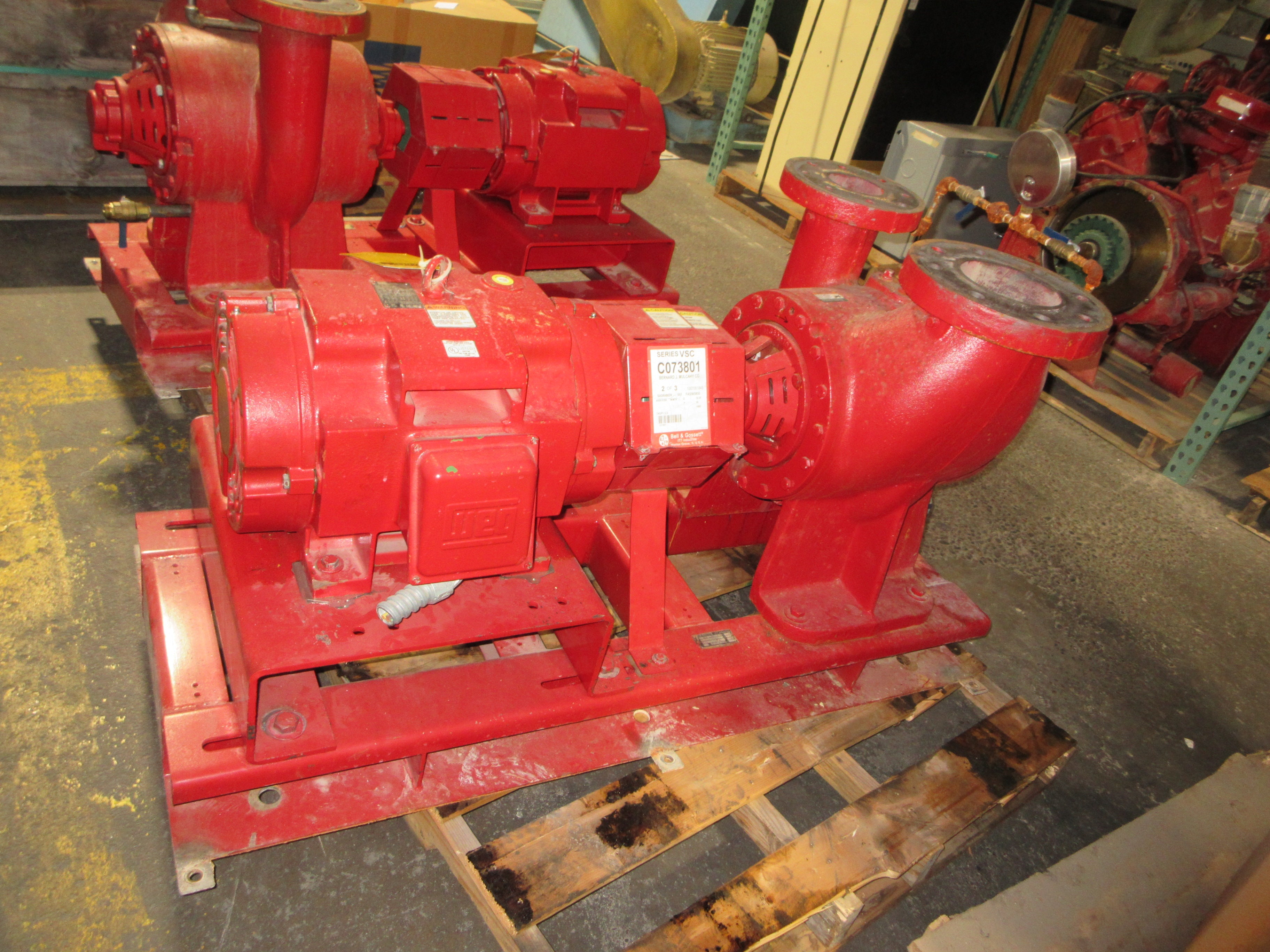 Bell & Gossett Pump VSX-VSC 10.25 4X6X10.5A RHR 30HP 100 FT Head 1800RPM Used