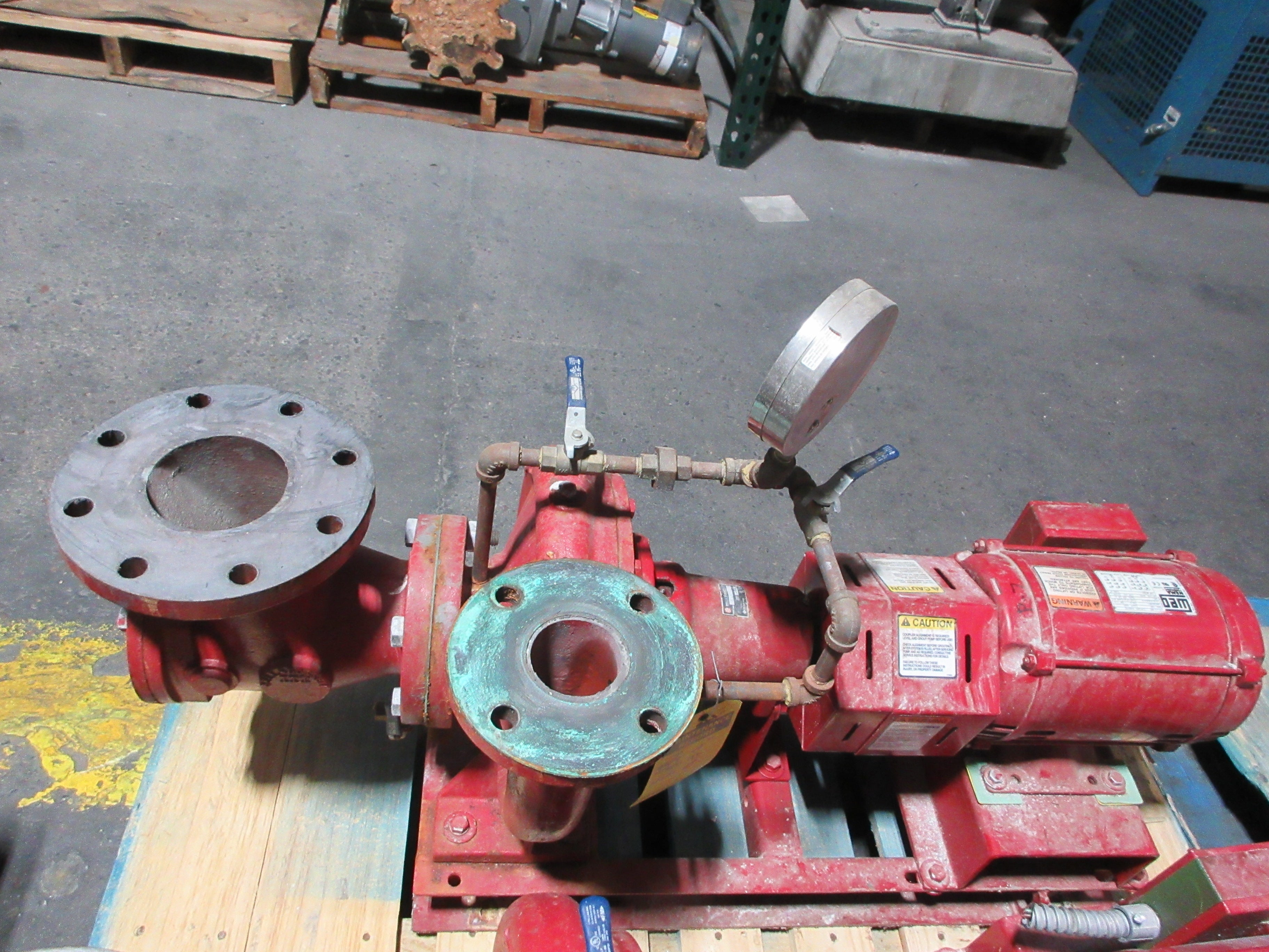 Bell & Gossett Pump 1510 BF 7.75 2.5BB 5HP 1800RPM 55 FT Head 191 GPM Used