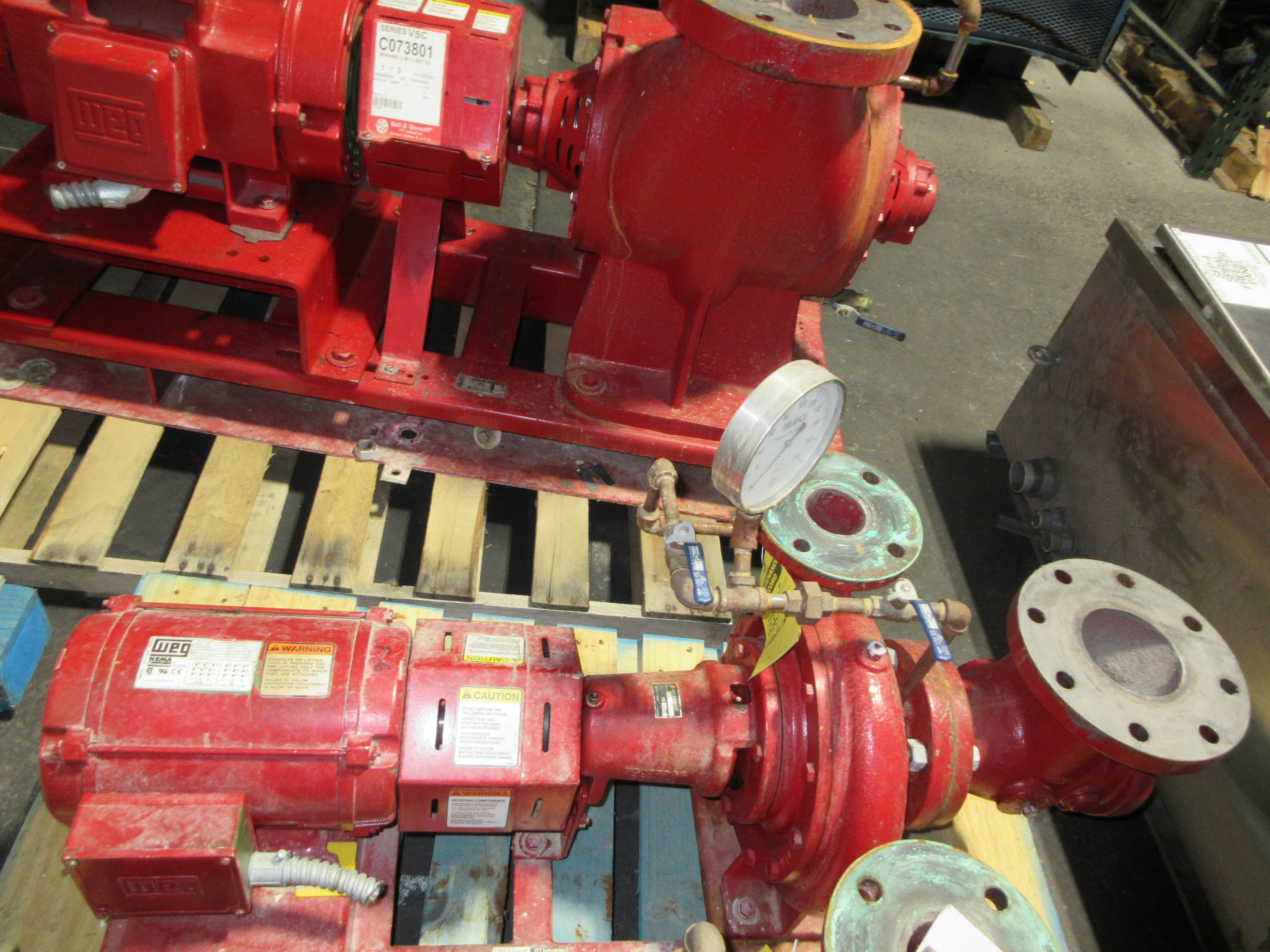 Bell & Gossett Pump 1510 BF 7.75 2.5BB 5HP 1800RPM 55 FT Head 191 GPM Used