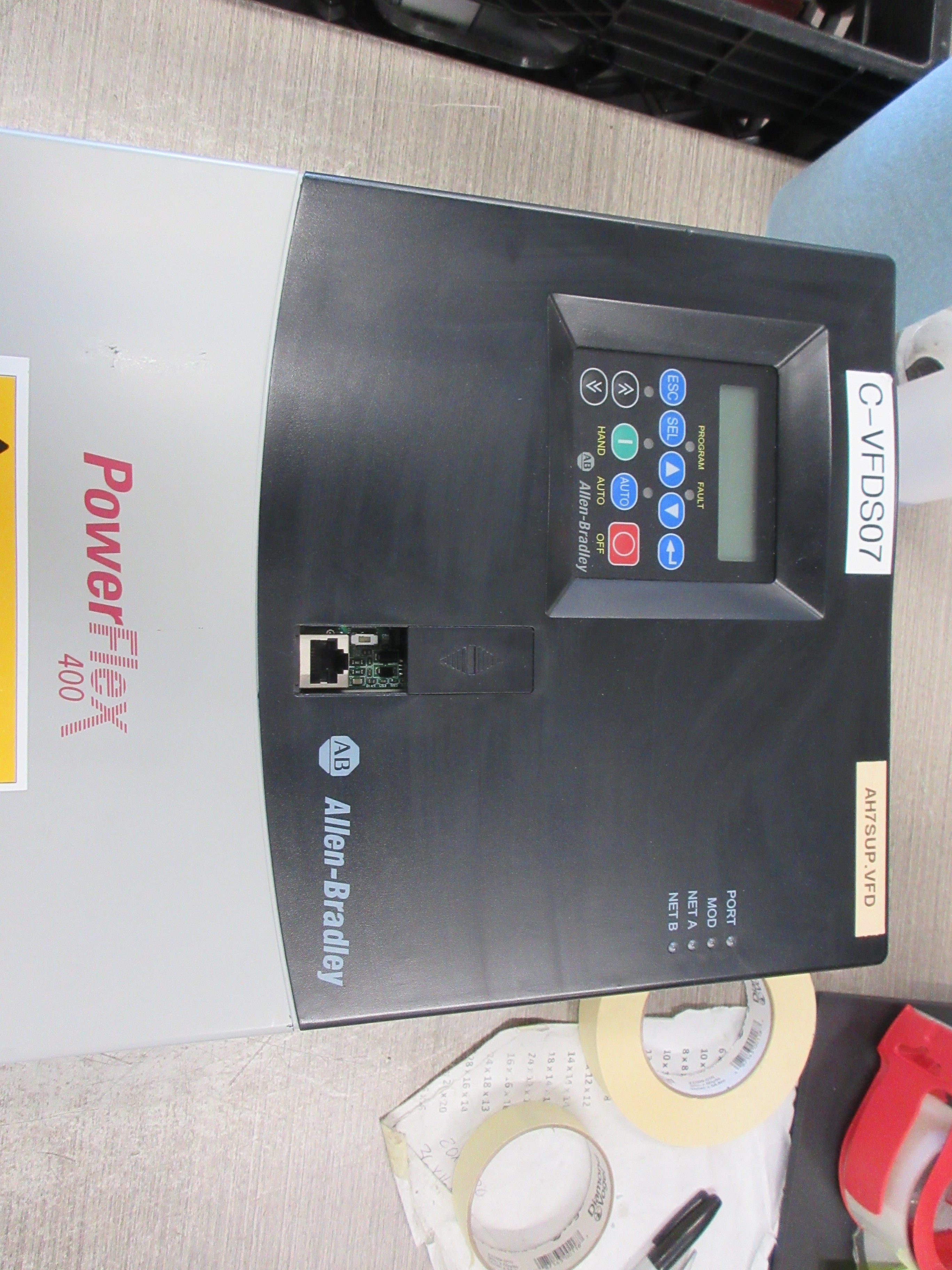 Allen-Bradley PowerFlex 400 AC Drive 22C-D045A103 Ser. A 30HP 3Ph Used