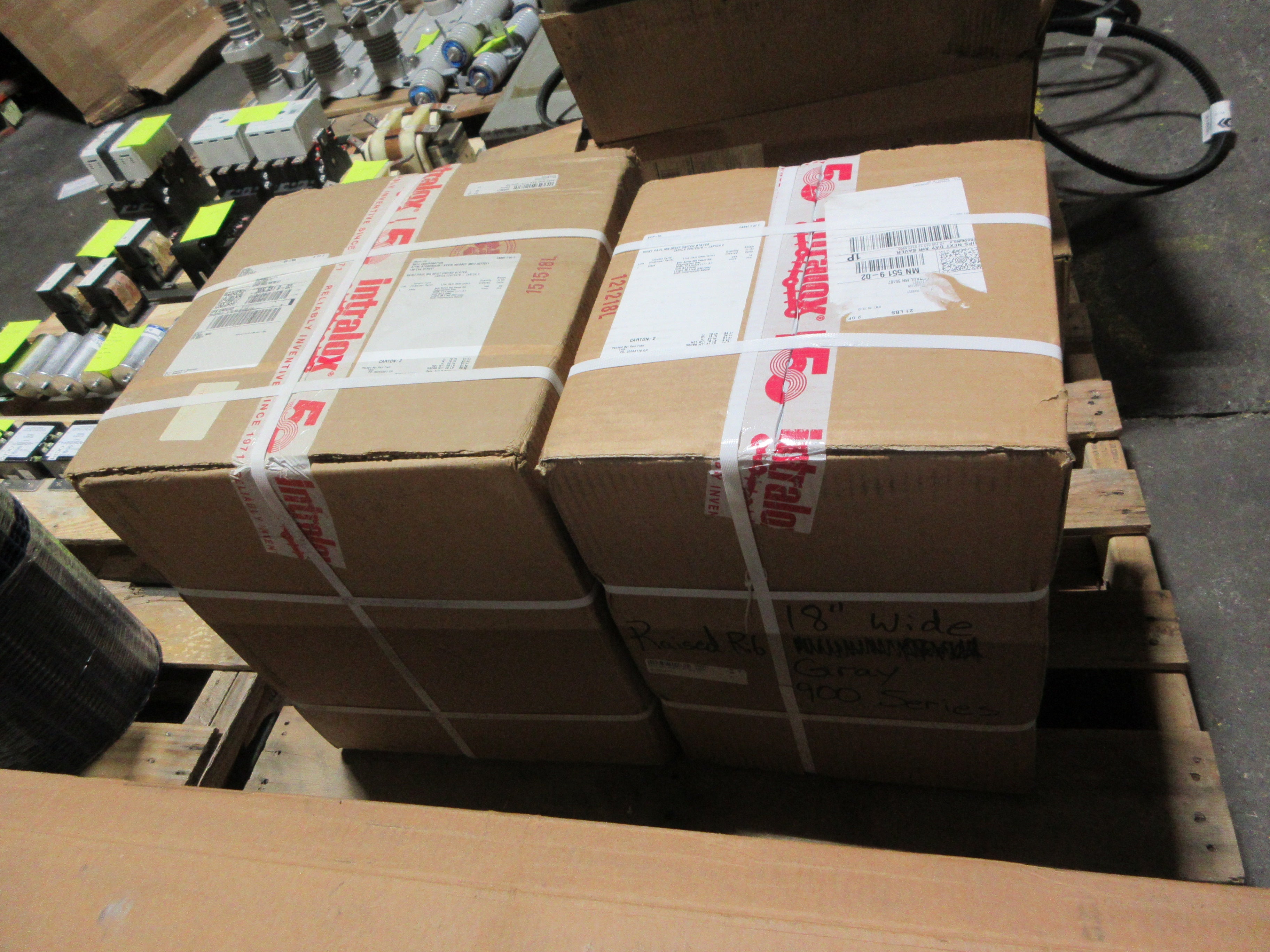 Intralox Series 900 Raised Rib Belt 23839 Length: 35FT Width: 17.9in New Surplus