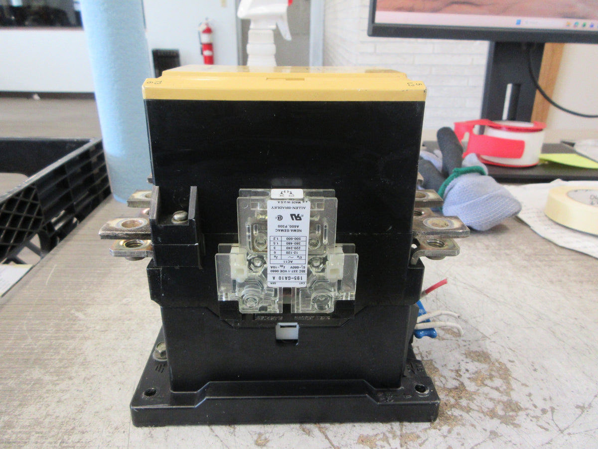Allen-Bradley Contactor 100-B180N*3 Ser. A 120V Coil 180A 600V Used