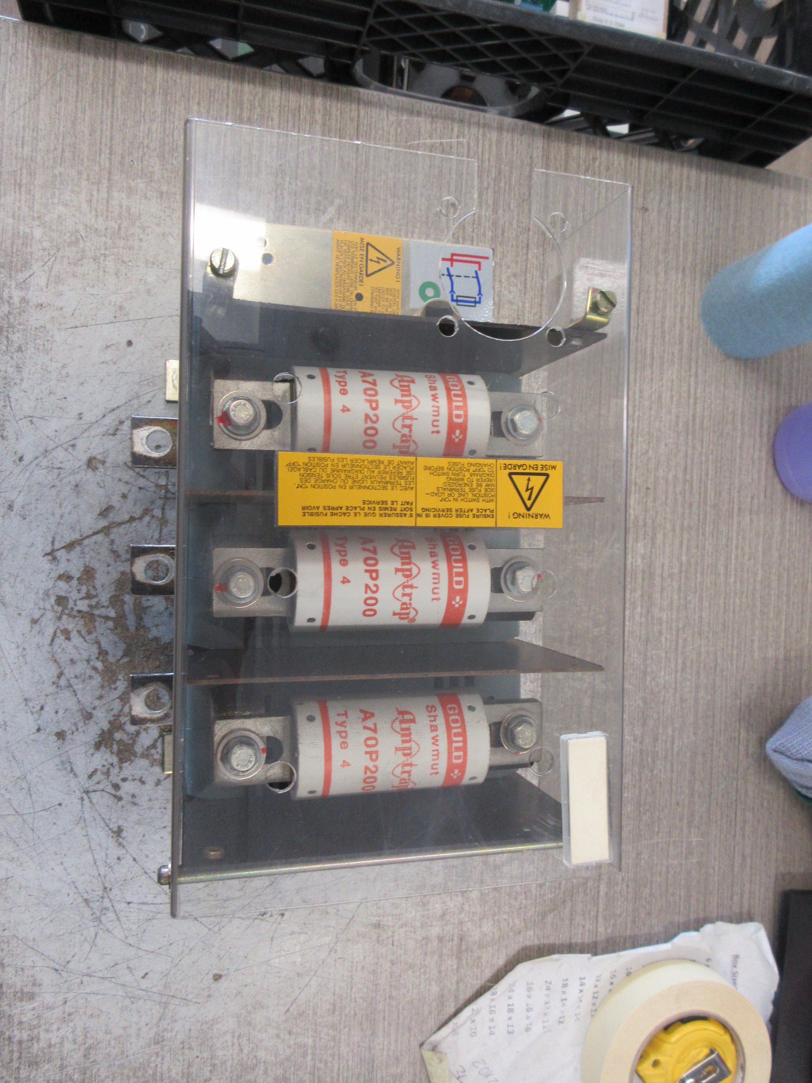 Stromberg Fusible Disconnect Switch OESA-F200JT6 200A 600V (3) 200A Fuses Used