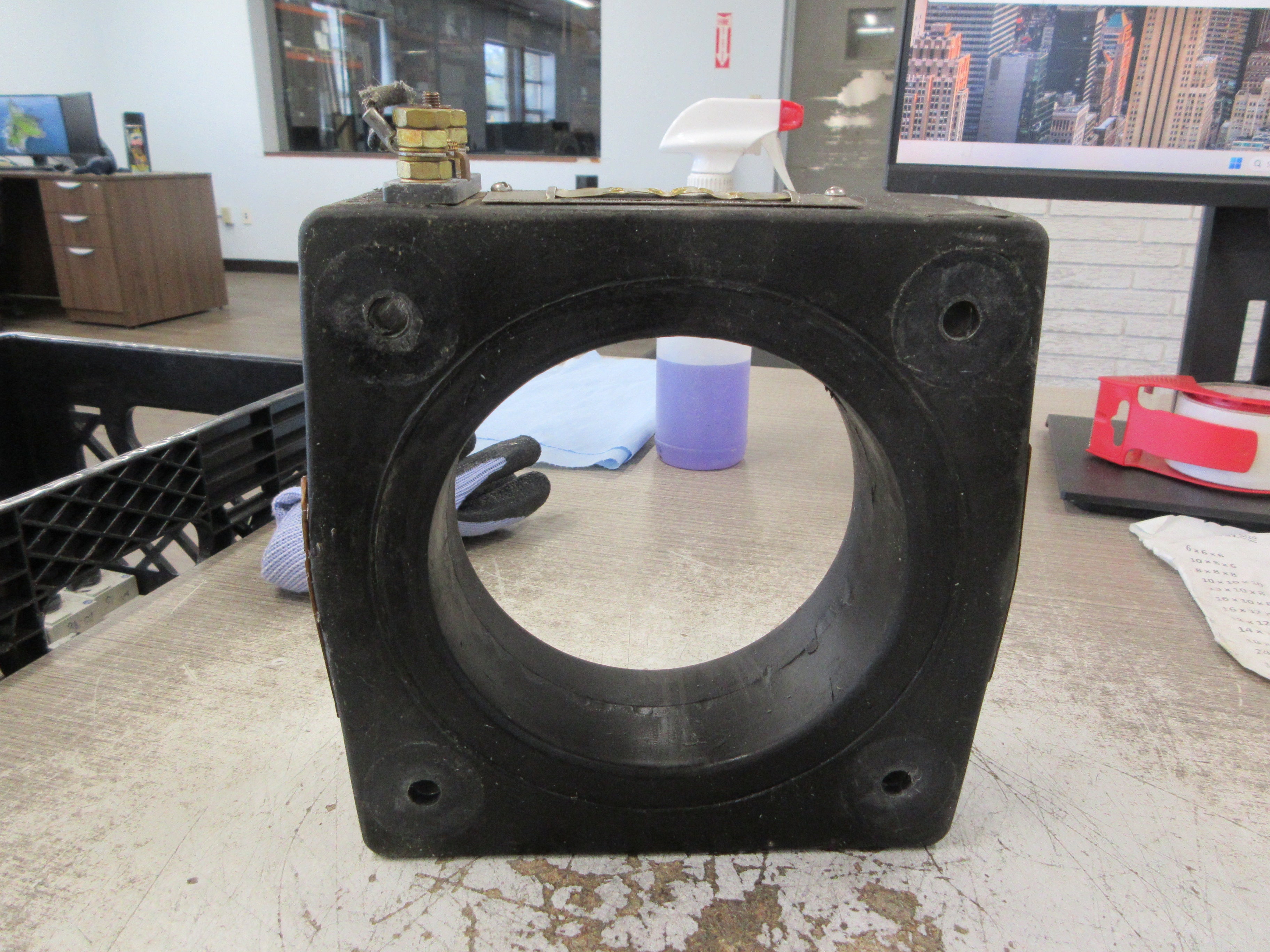 Westinghouse Type CLA-10 Current Transformer 597A750G01 Ratio 800:5A 600V Used