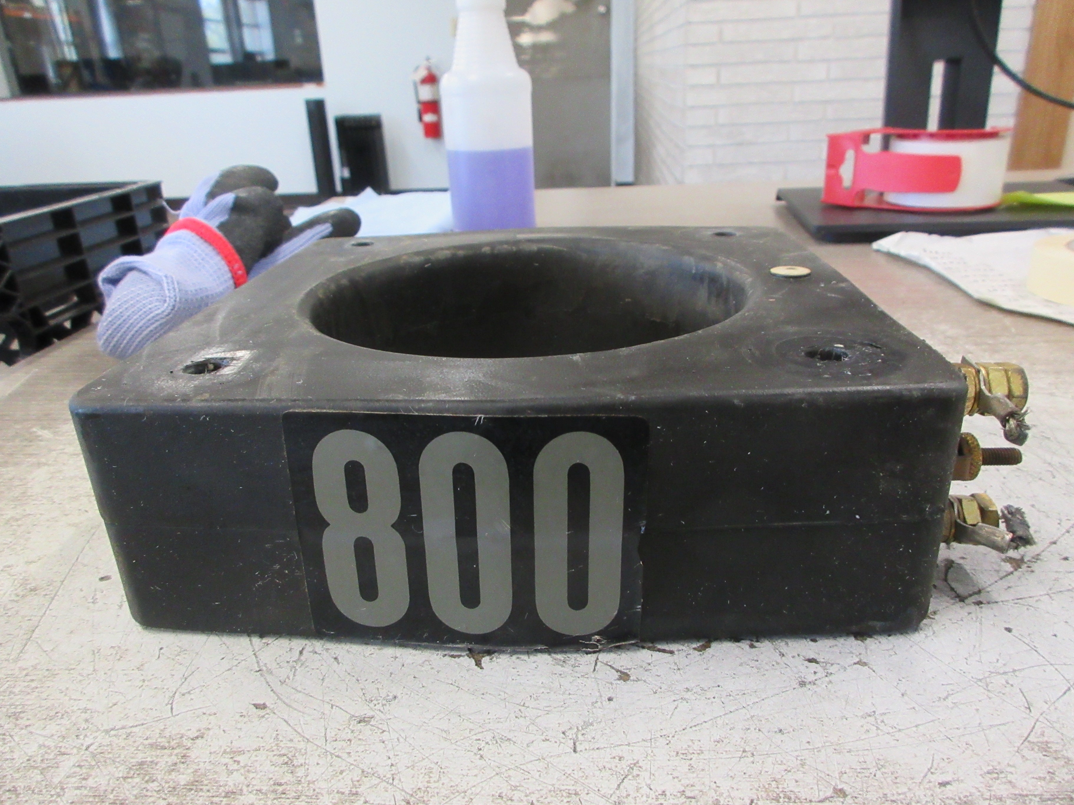 Westinghouse Type CLA-10 Current Transformer 597A750G01 Ratio 800:5A 600V Used