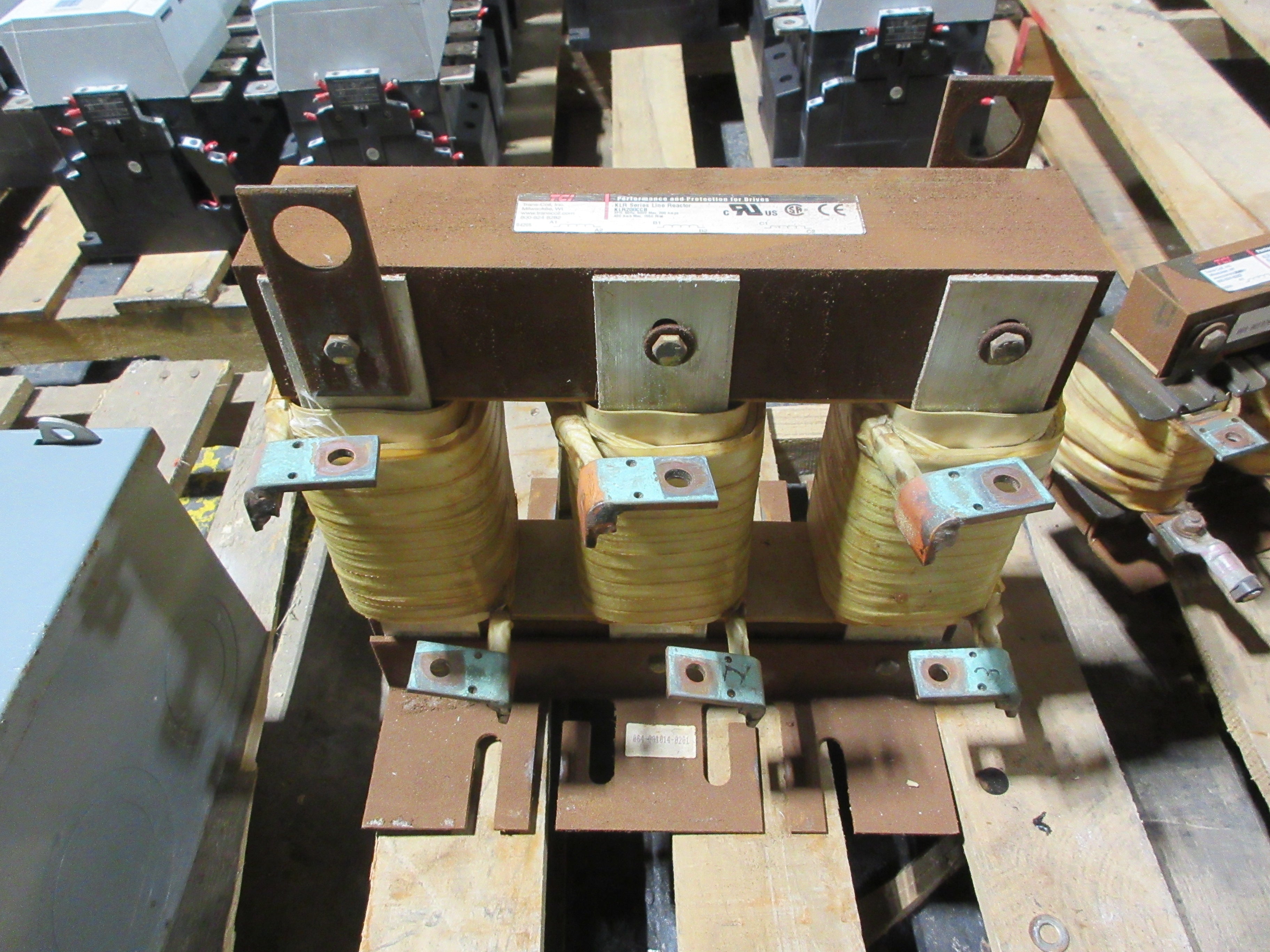 TCI KLR Series Line Reactor KLR200CCB 200A 600V 60Hz 3Ph Used