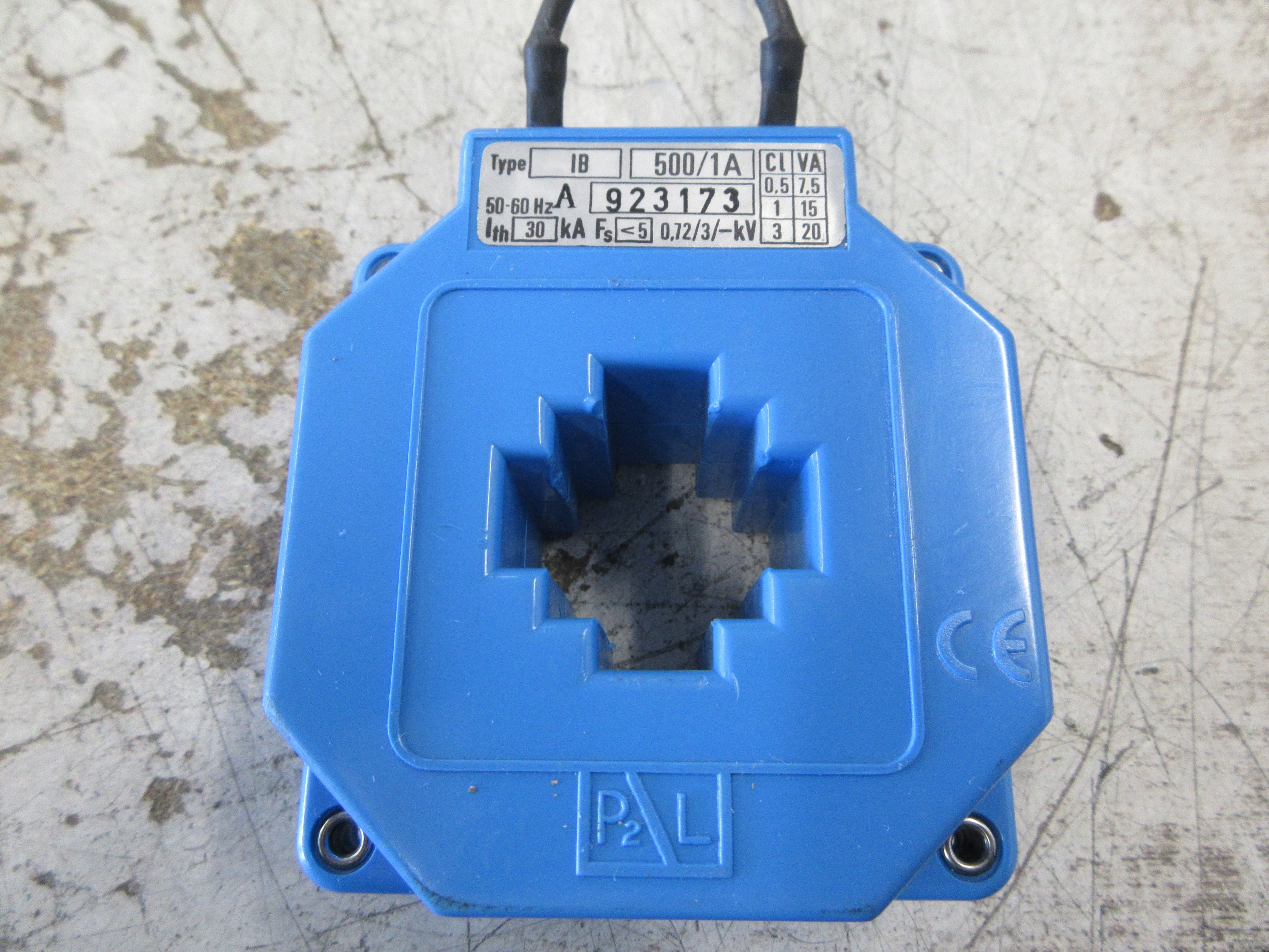 Celsa Type IB Current Transformer IB-500/1A Ratio 500:1A 50-60Hz Used