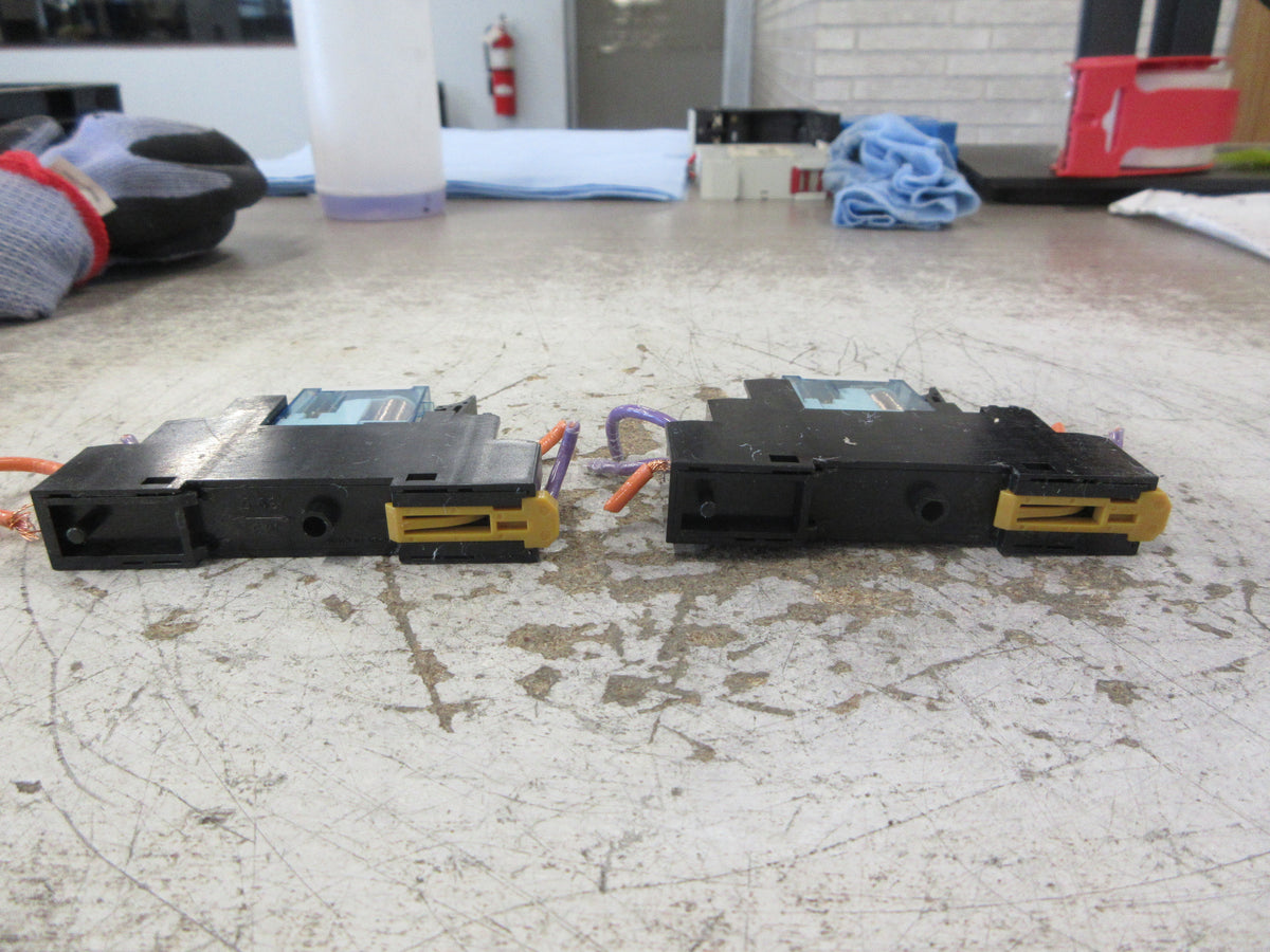 Allen-Bradley Relay 700-HK36Z24 Ser. B 24VDC Coil W/Base *Lot of 2* Used