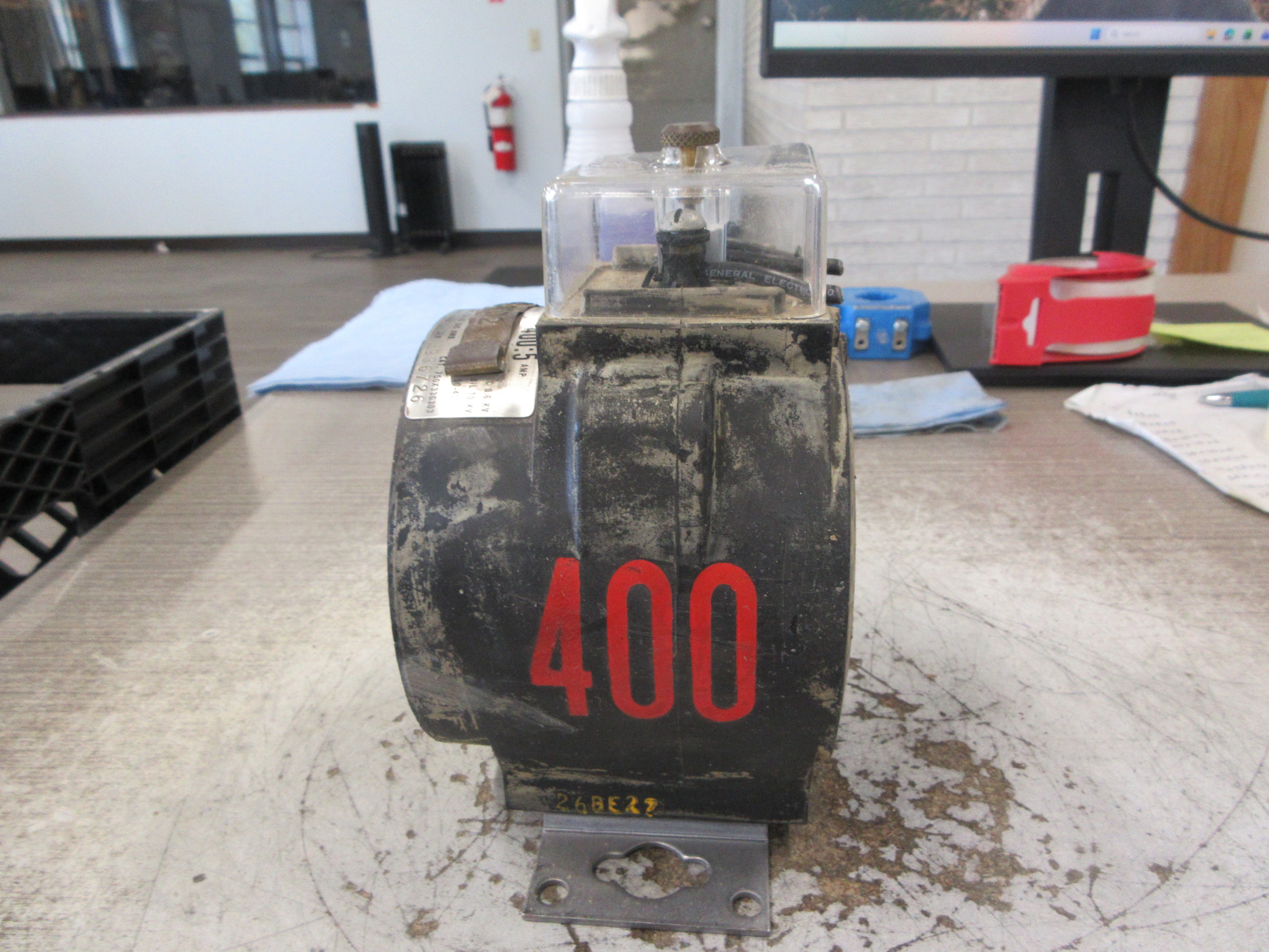GE Type JAK-0 Current Transformer 750X33G303 Ratio 400:5A 60Hz Used
