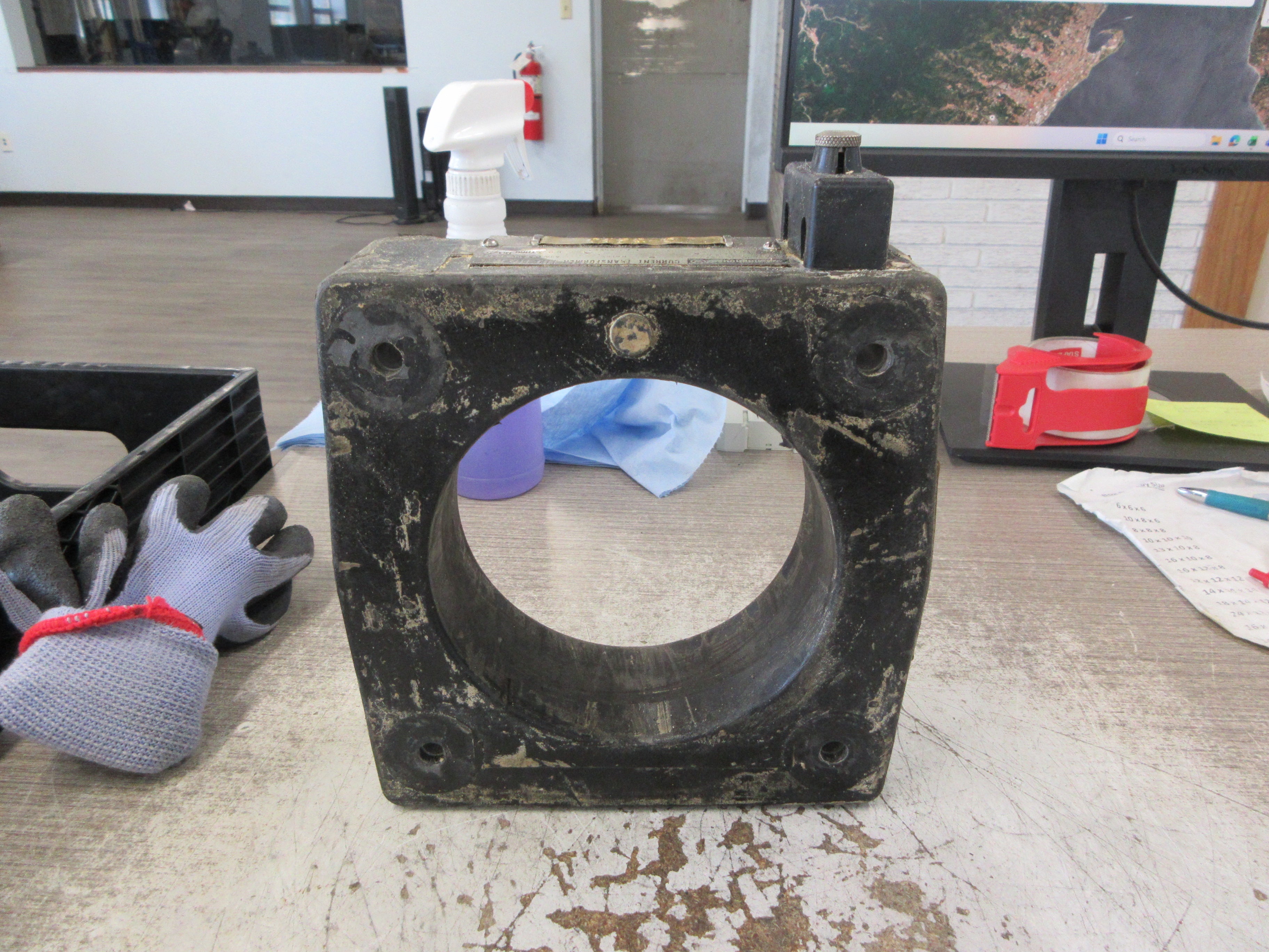 Westinghouse Type CLA-10 Current Transformer 597A750G01 Ratio 800:5A 600V Used