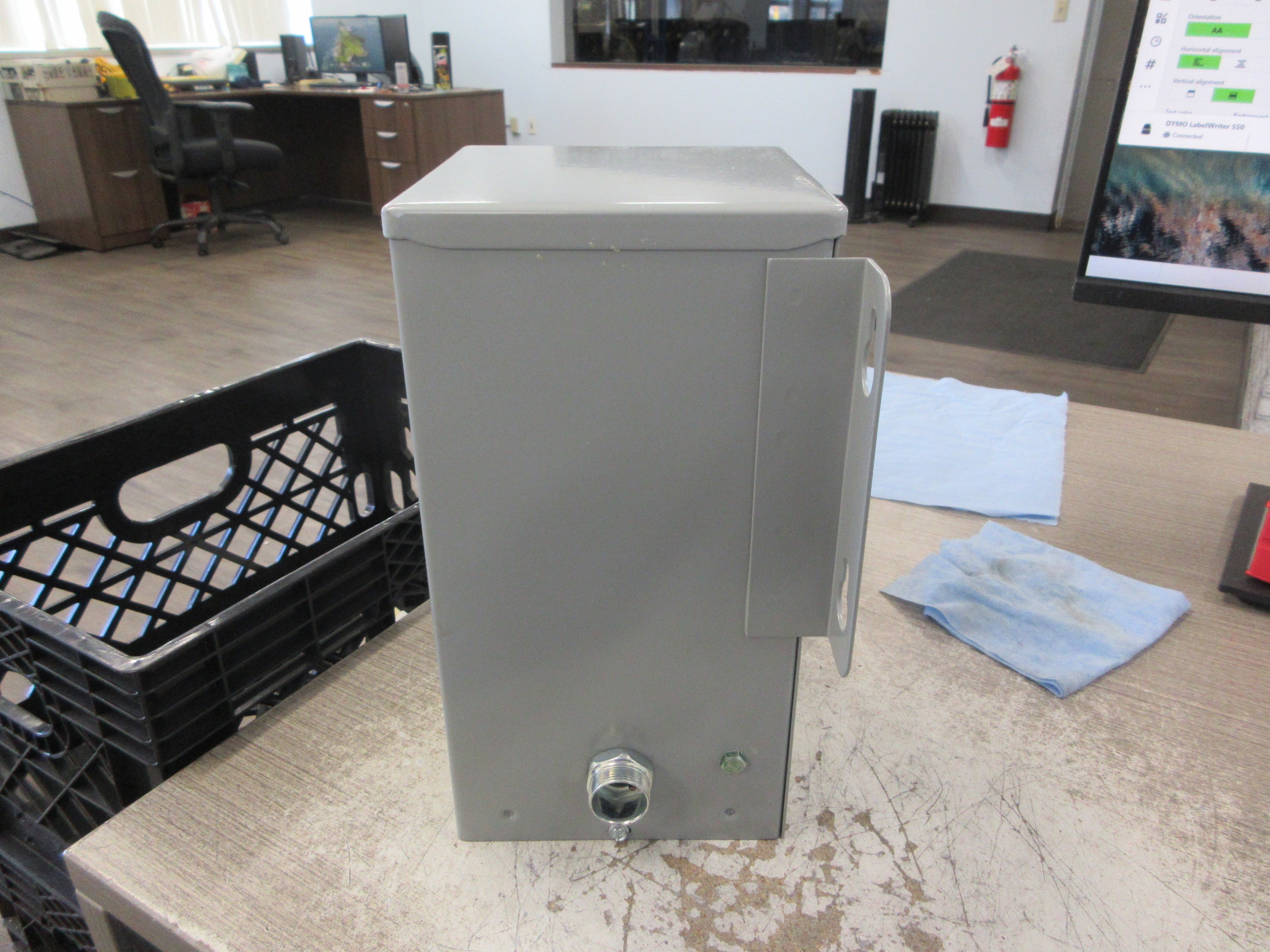 Hevi-Duty 3R Transformer HS12F2AS 2KVA Pri: 120/208/240/277V Sec: 120/240V Used