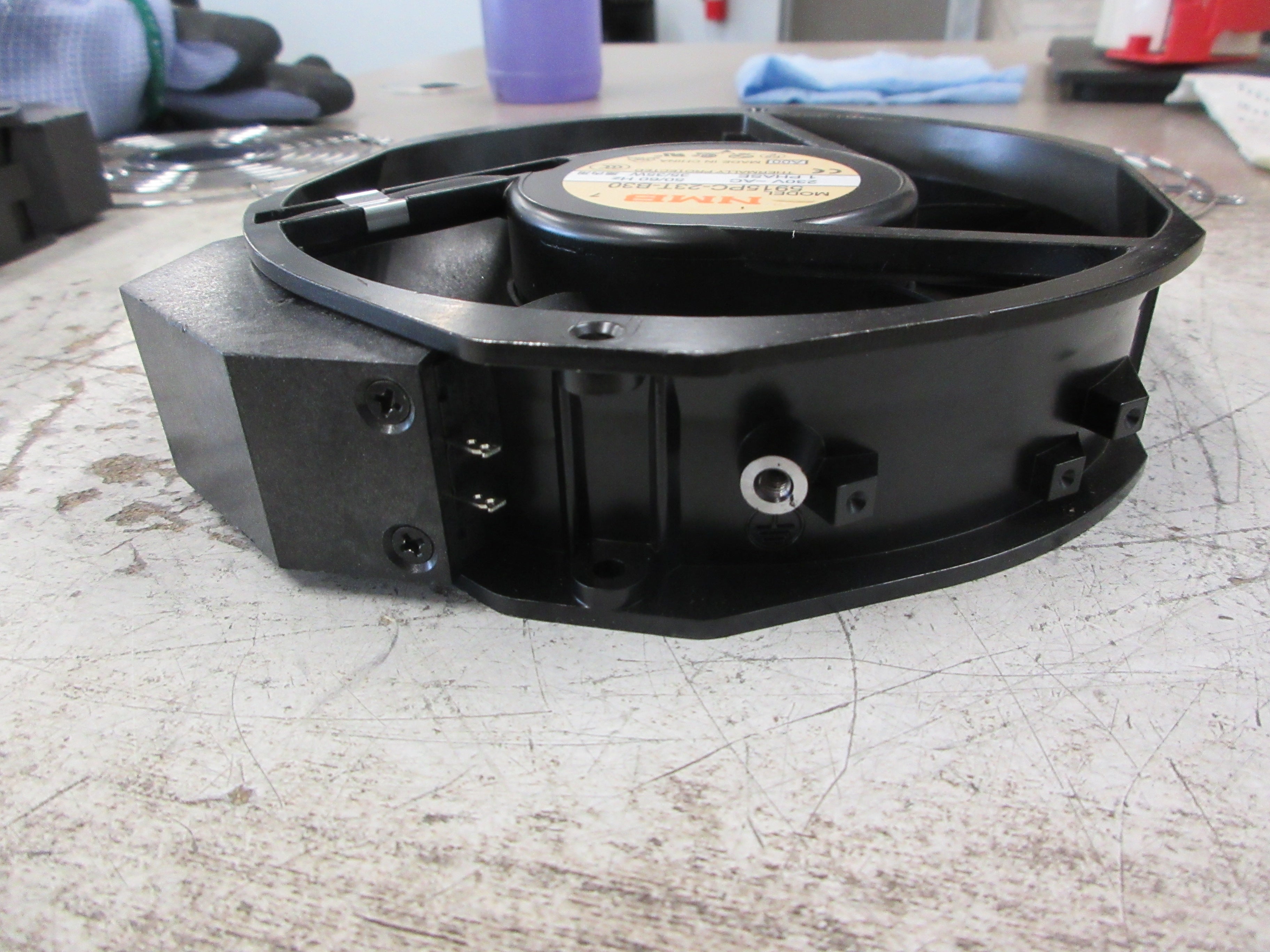 NMB Axial Fan 5915PC-23T-B30 230V 50/60Hz 1Ph 35W W/Grille (No Screws) Used