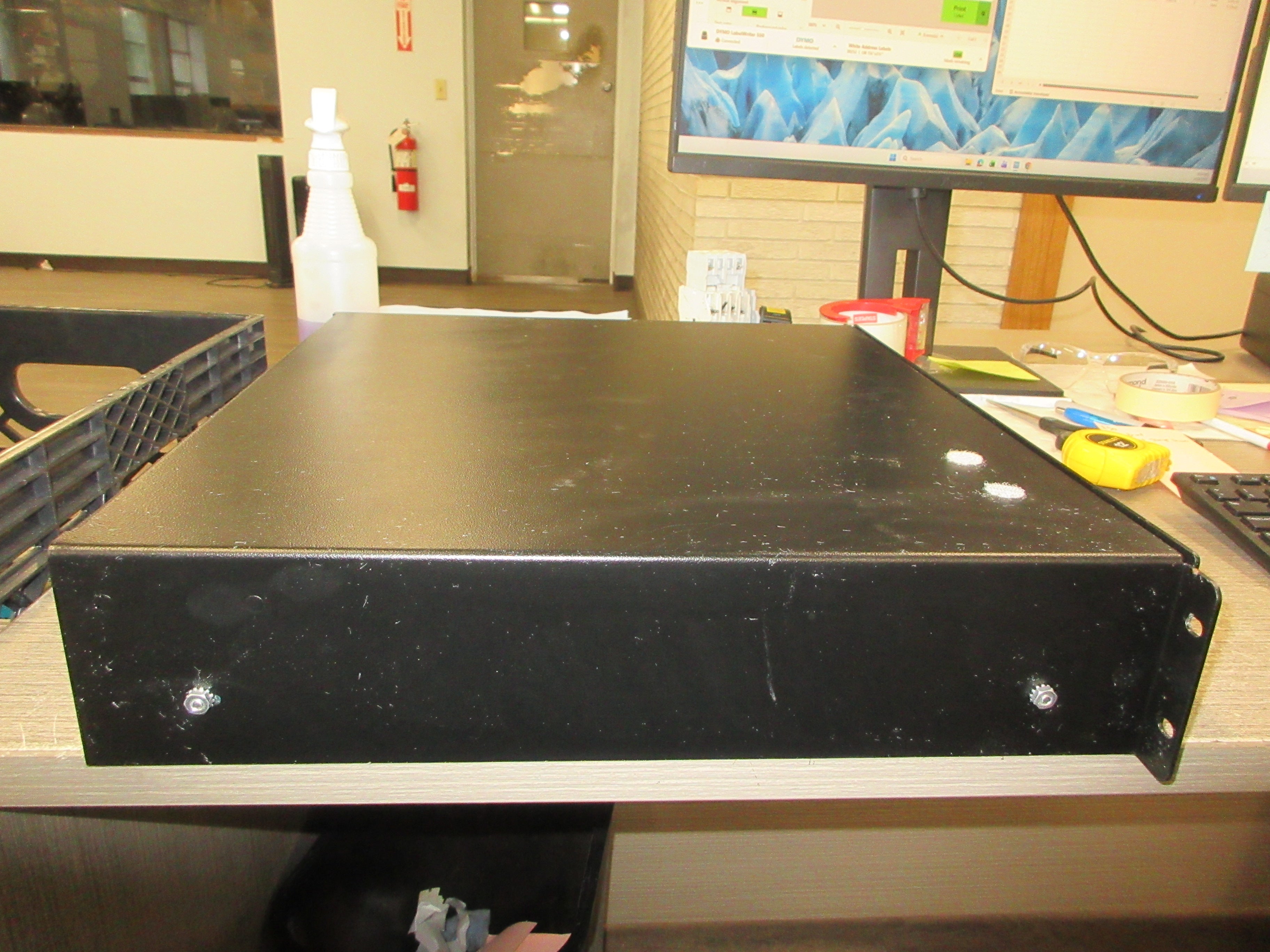 Misc. Brand Rack-Mount Storage Drawer Size: 2U W/Keys Used