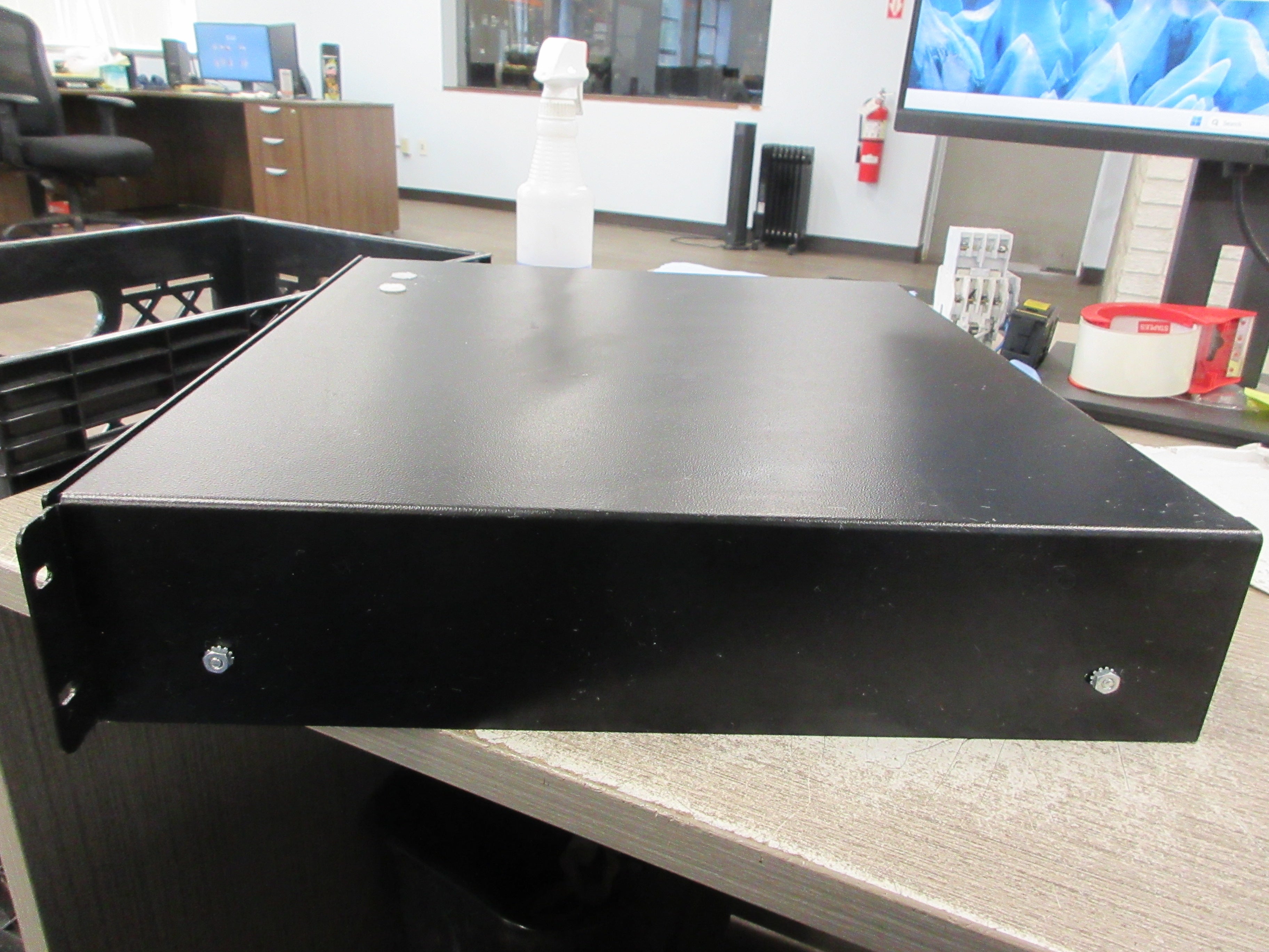Misc. Brand Rack-Mount Storage Drawer Size: 2U W/Keys Used