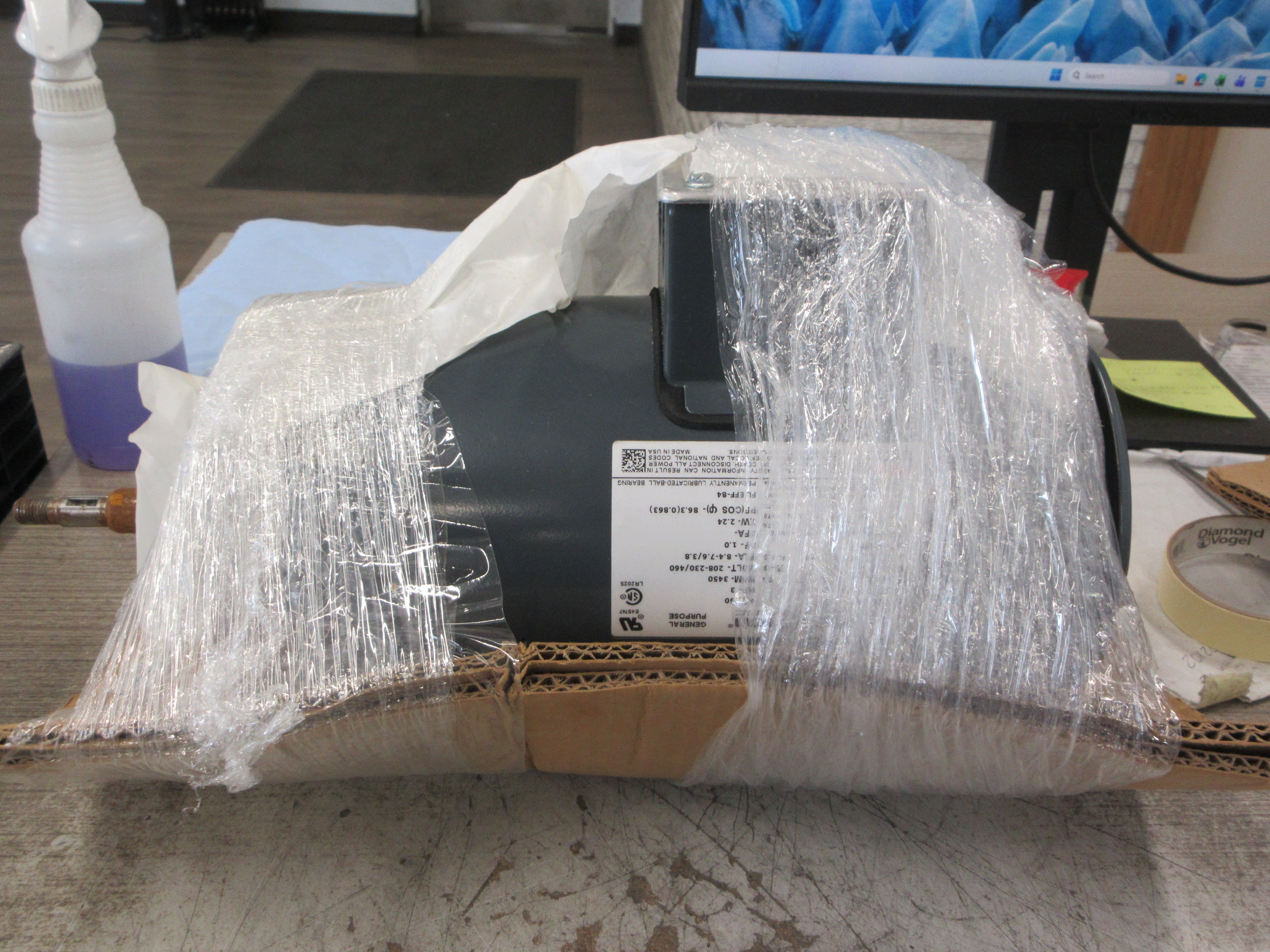 Marathon Motor M99123 Model: PVM 56T34F5572D P 3HP 208-230/460V New Surplus