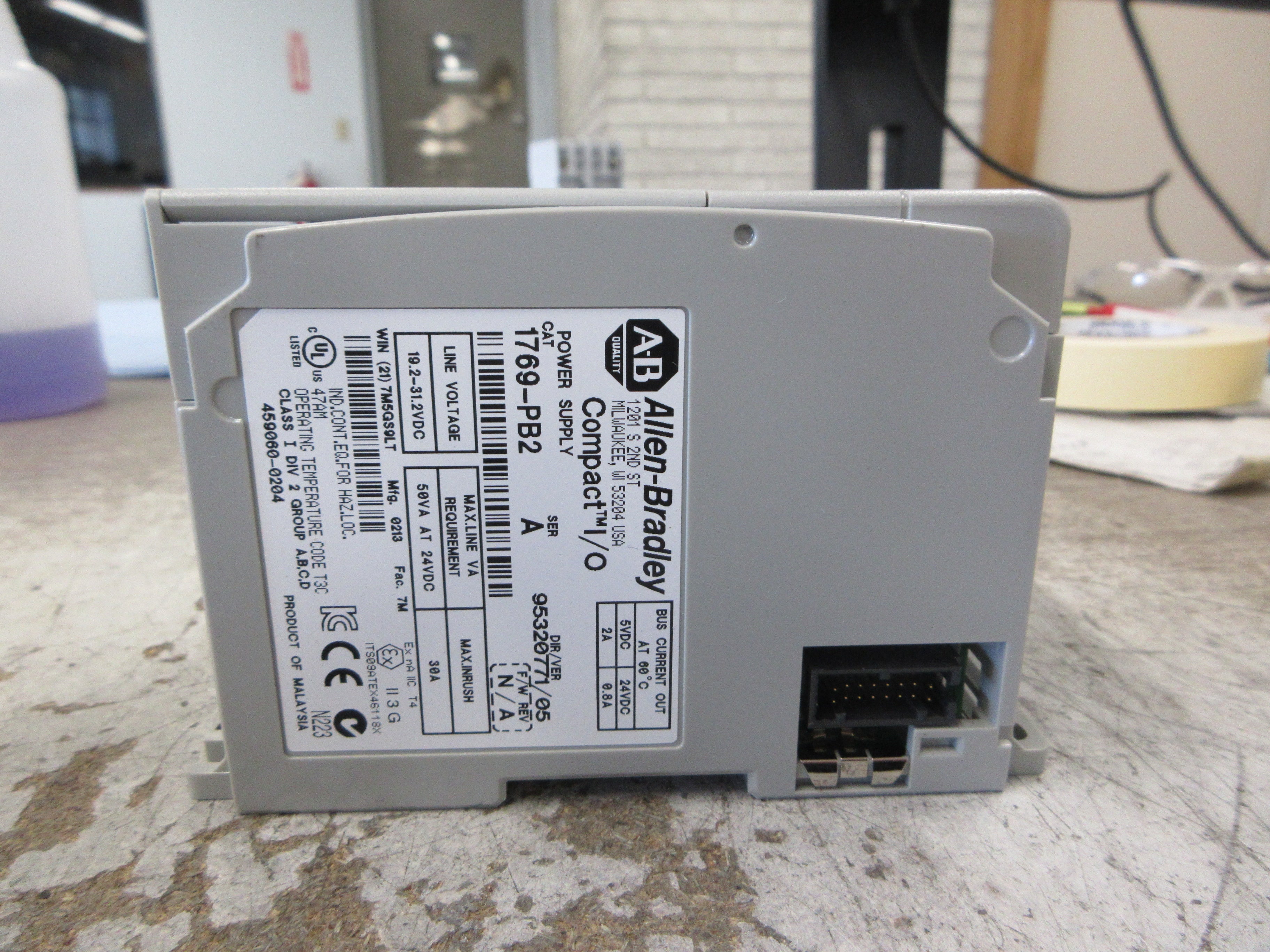 Allen-Bradley Compact I/O Power Supply 1769-PB2 Ser. A Used