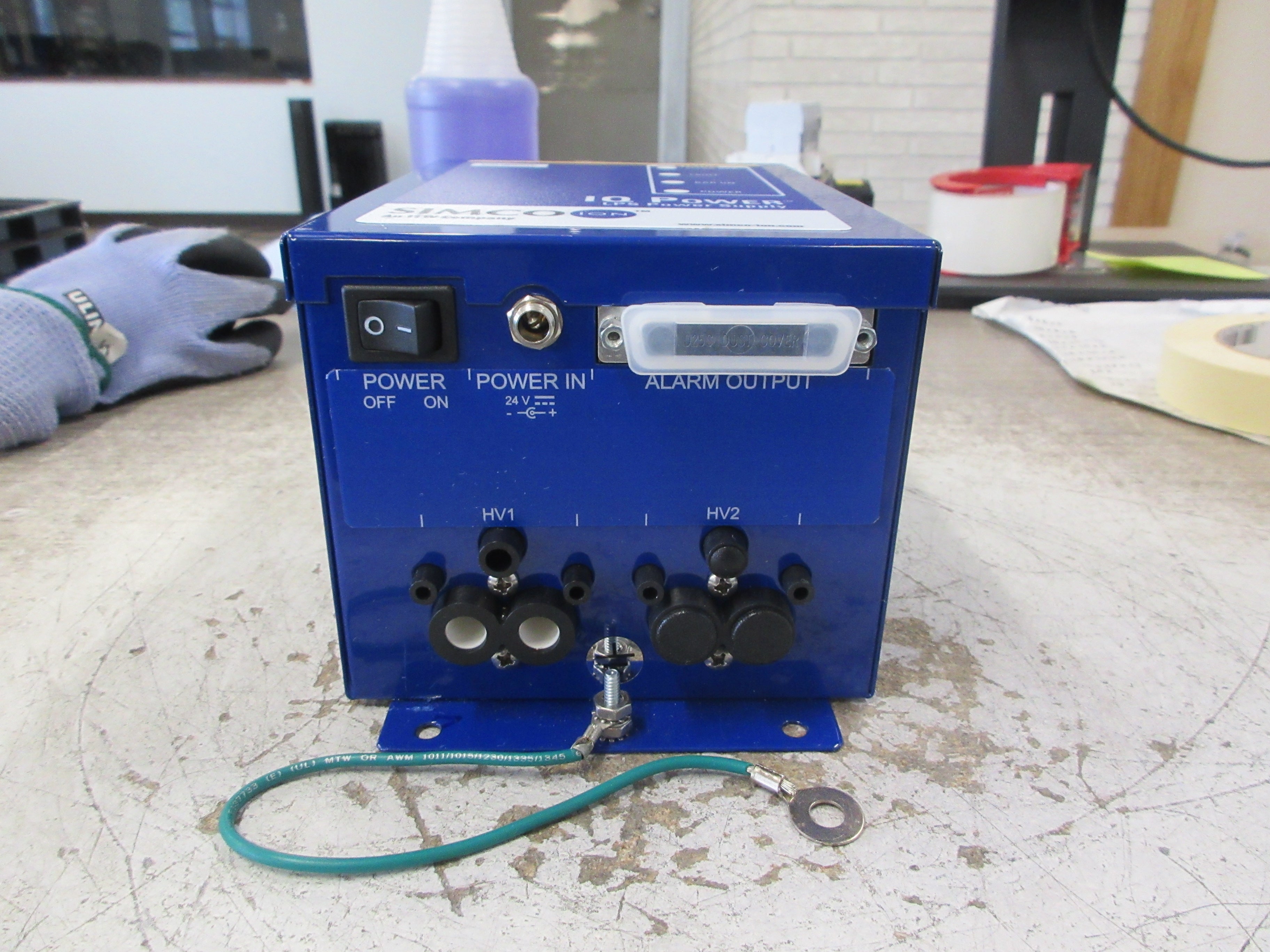 Simco IQ Power LPS Power Supply 4012474 Input: 24VDC 1.5A Output: 7.5KV DC Used