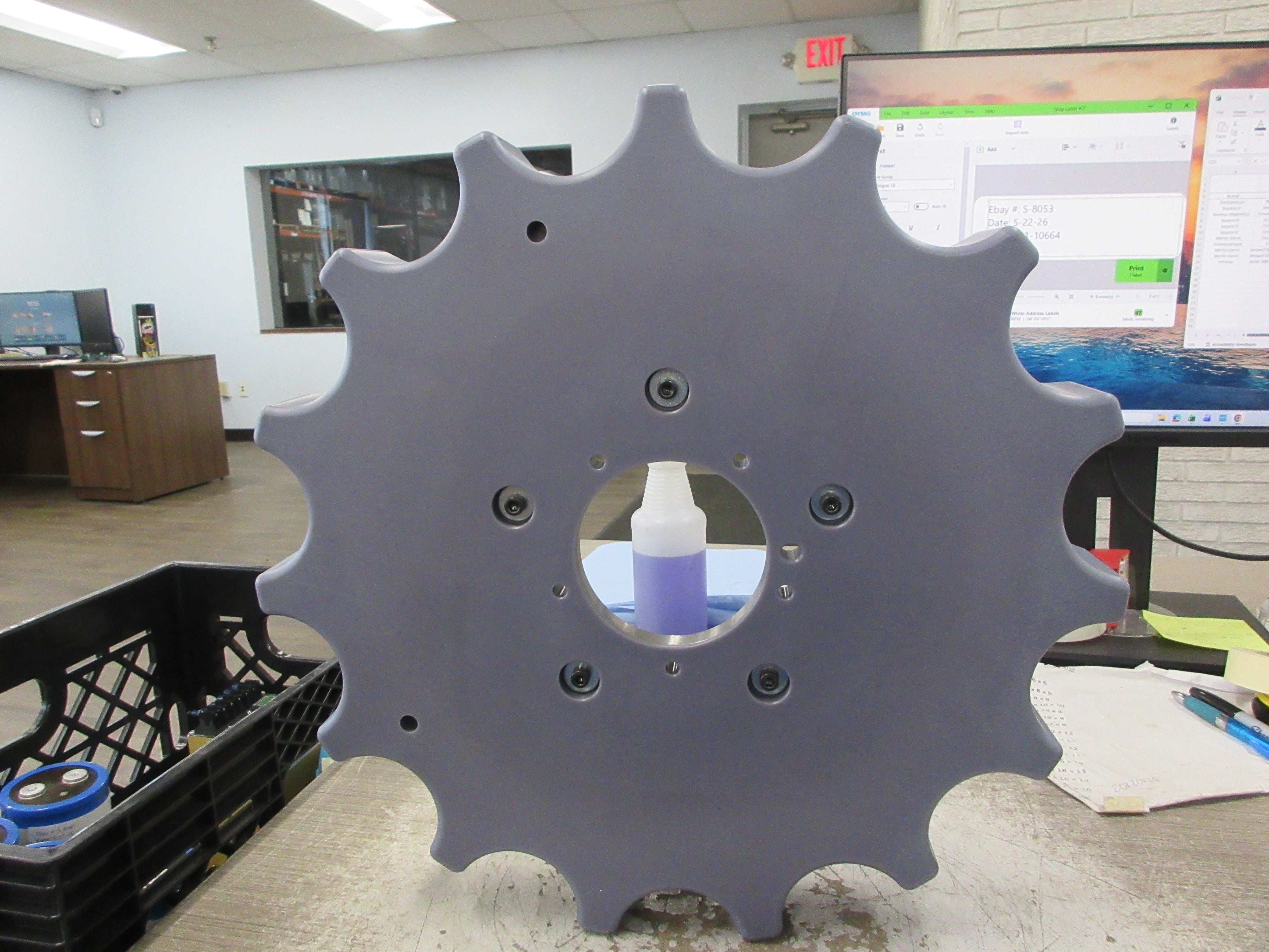 Intralox Conveyor Sprocket Size: 14" Teeth: 15 *No Box* New Surplus