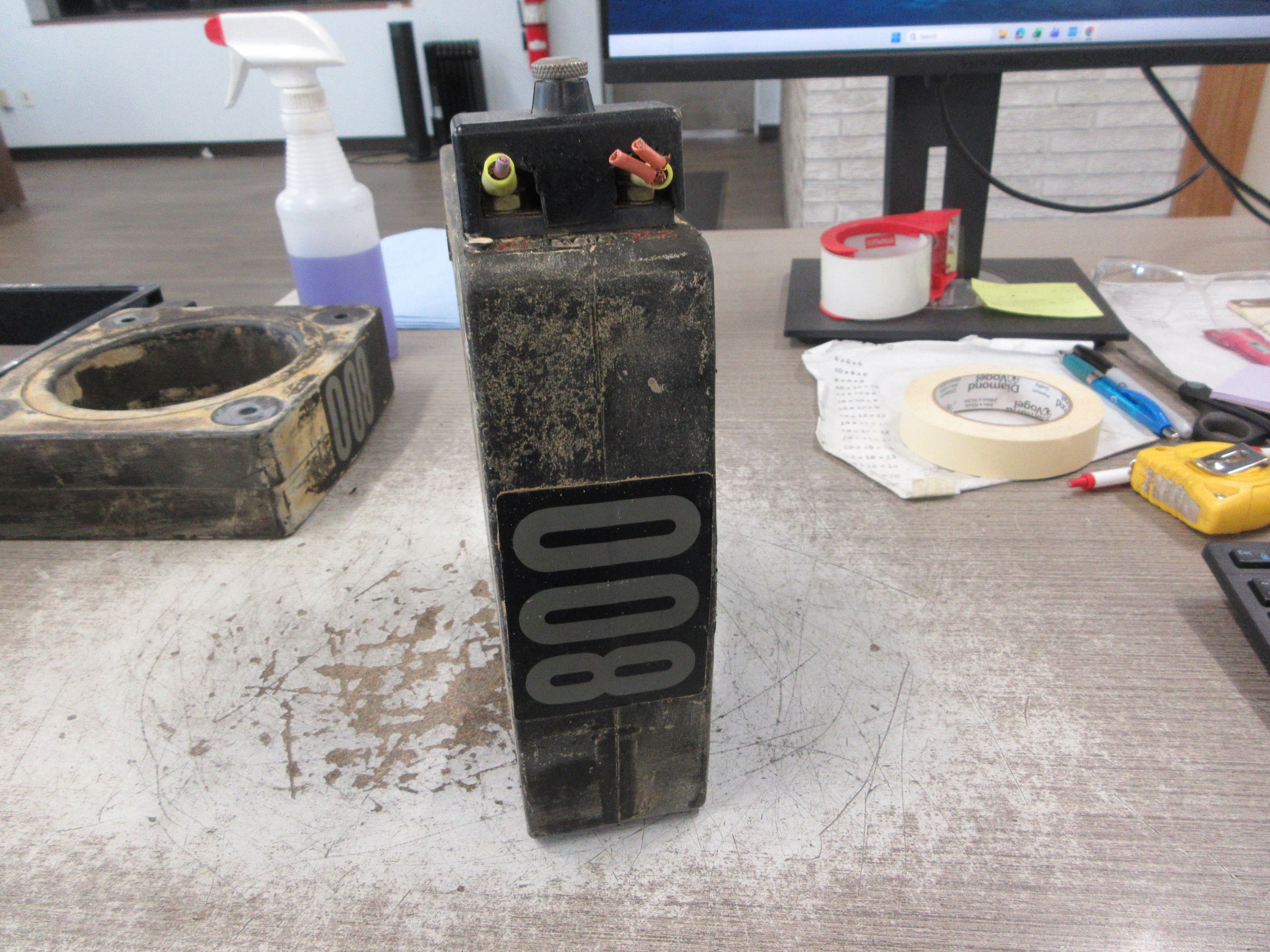 Westinghouse Type CLA-10 Current Transformer 597A750G01 Ratio 800:5A 600V Used