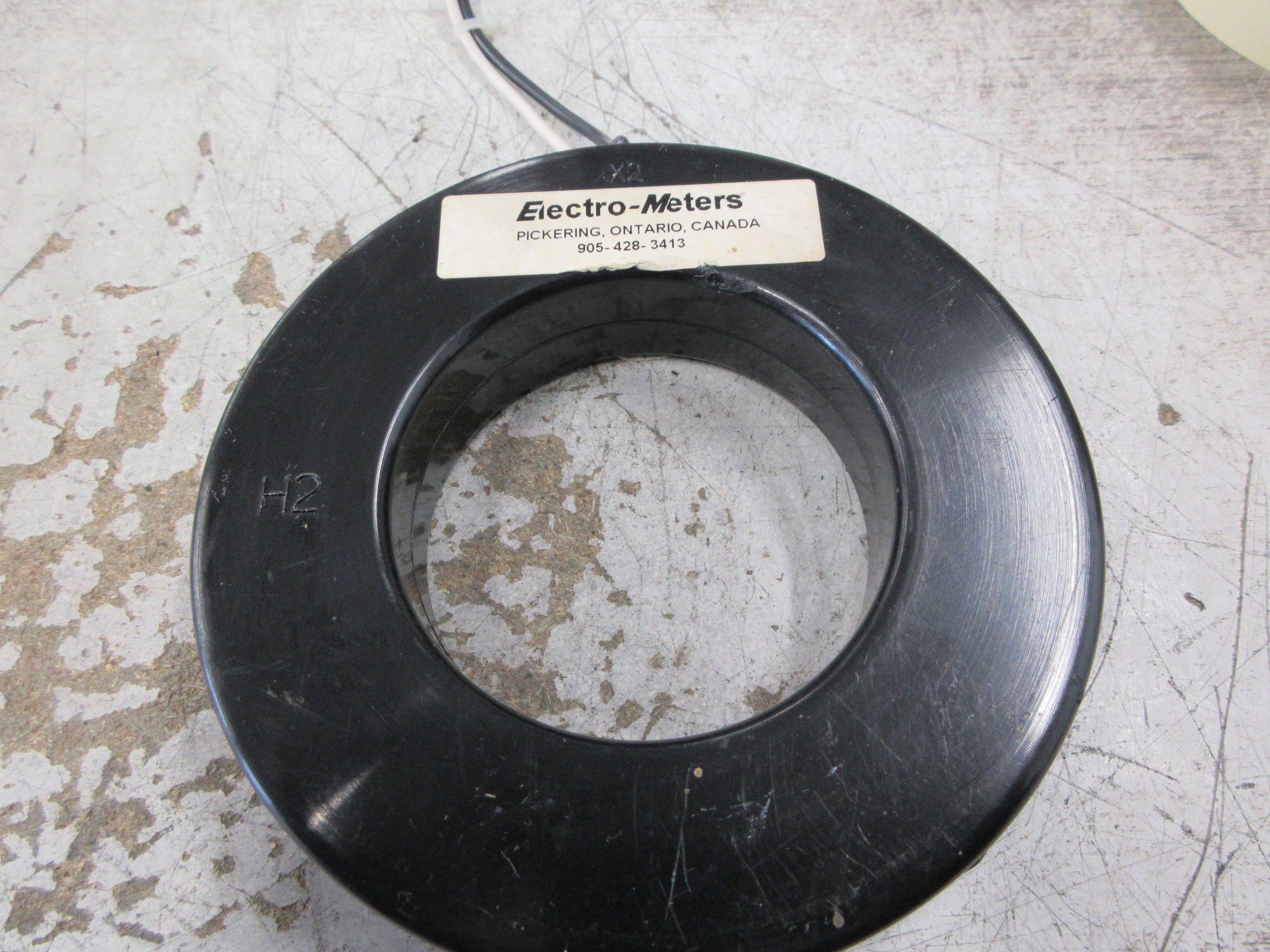 Electro-Meters Current Transformer 8RL-801 Ratio 800:5A 600V 50-400Hz Used