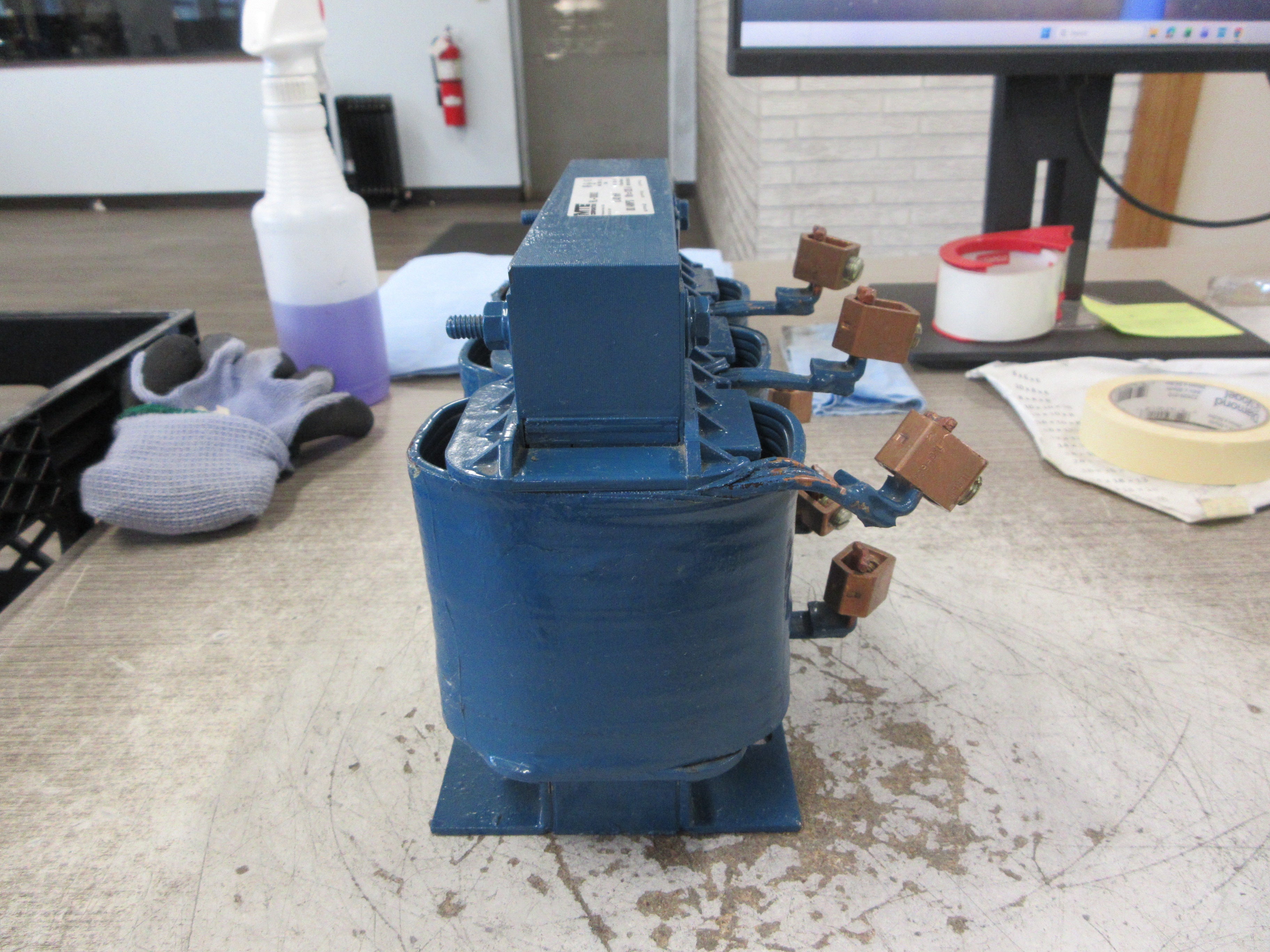MTE 3Ph Line Reactor RL-08002 0.40mH 80A 690V 50/60Hz Used