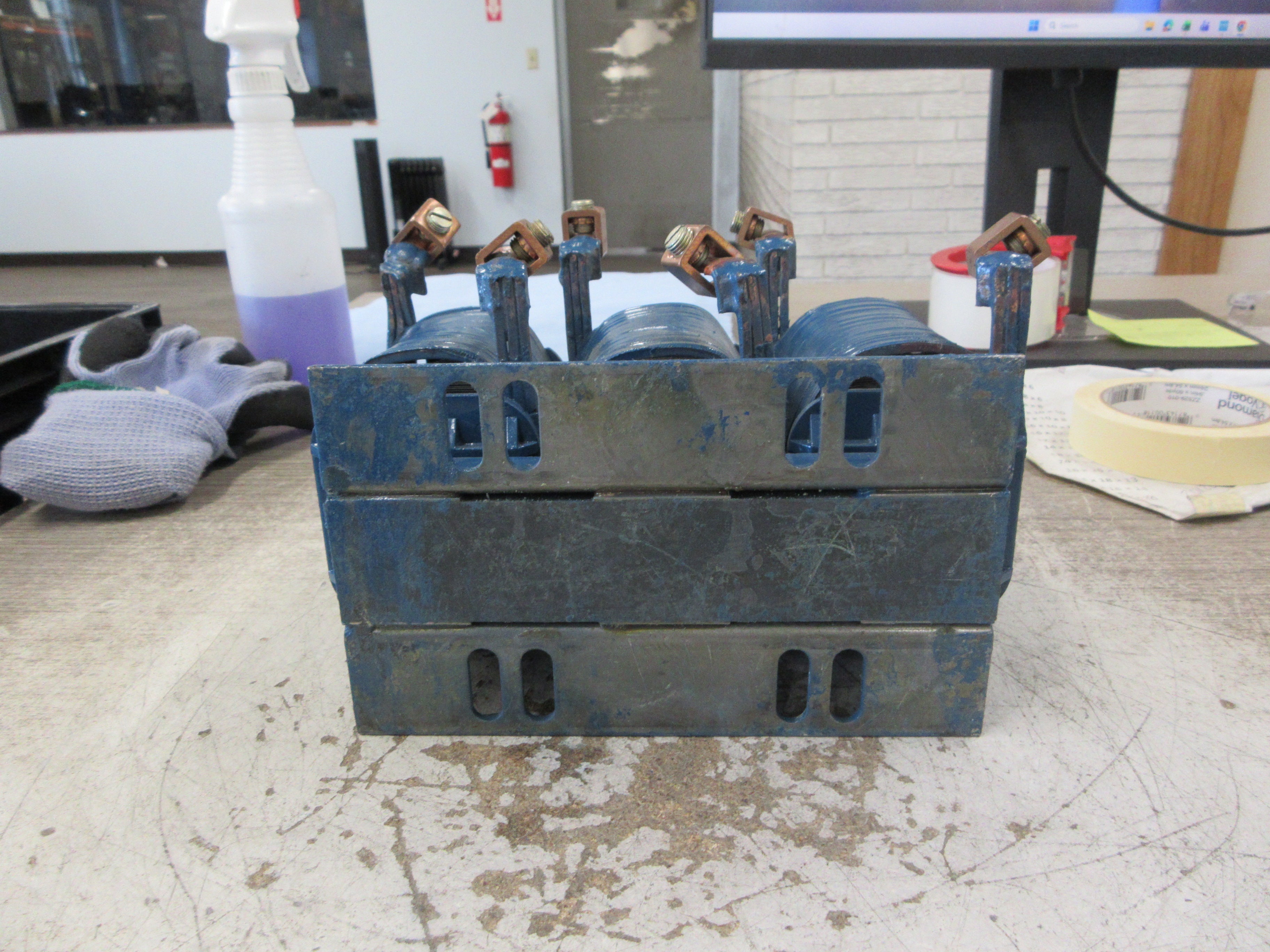MTE 3Ph Line Reactor RL-08002 0.40mH 80A 690V 50/60Hz Used