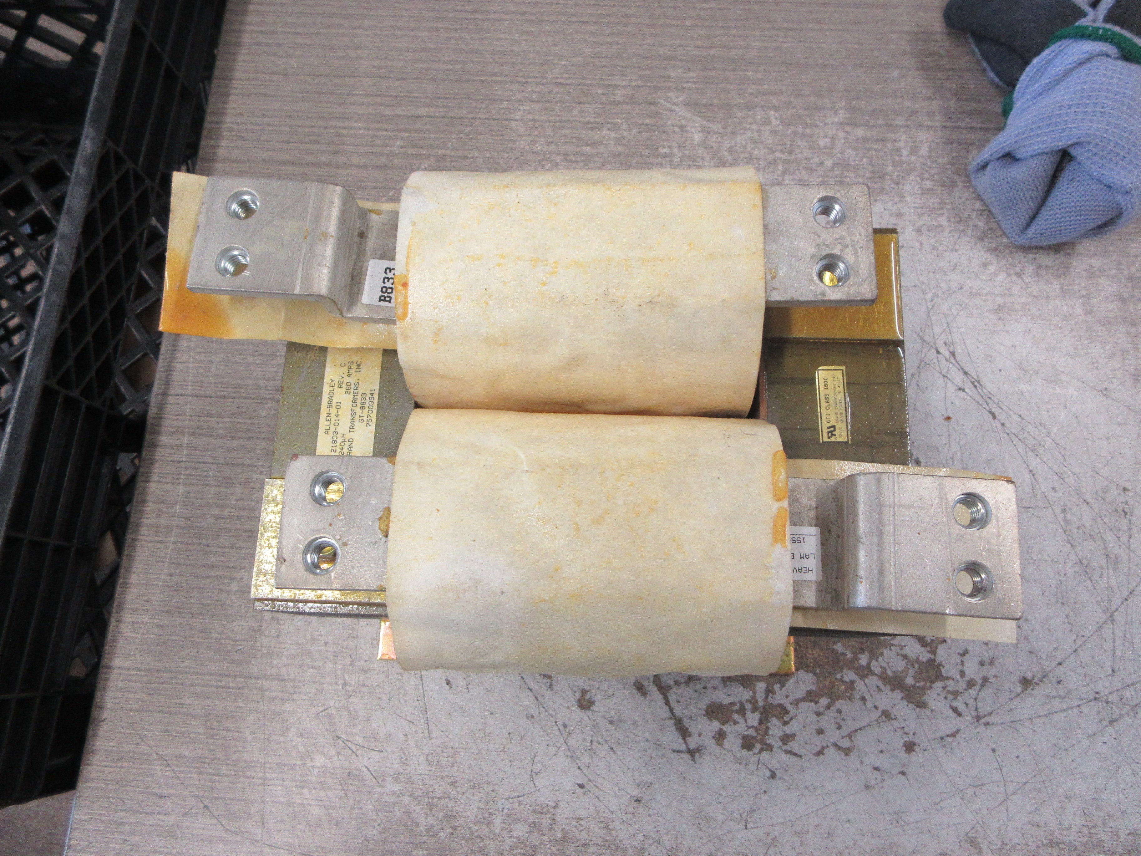 Allen-Bradley Line Reactor 21803-014-01 Rev. C 240uH 260A Used