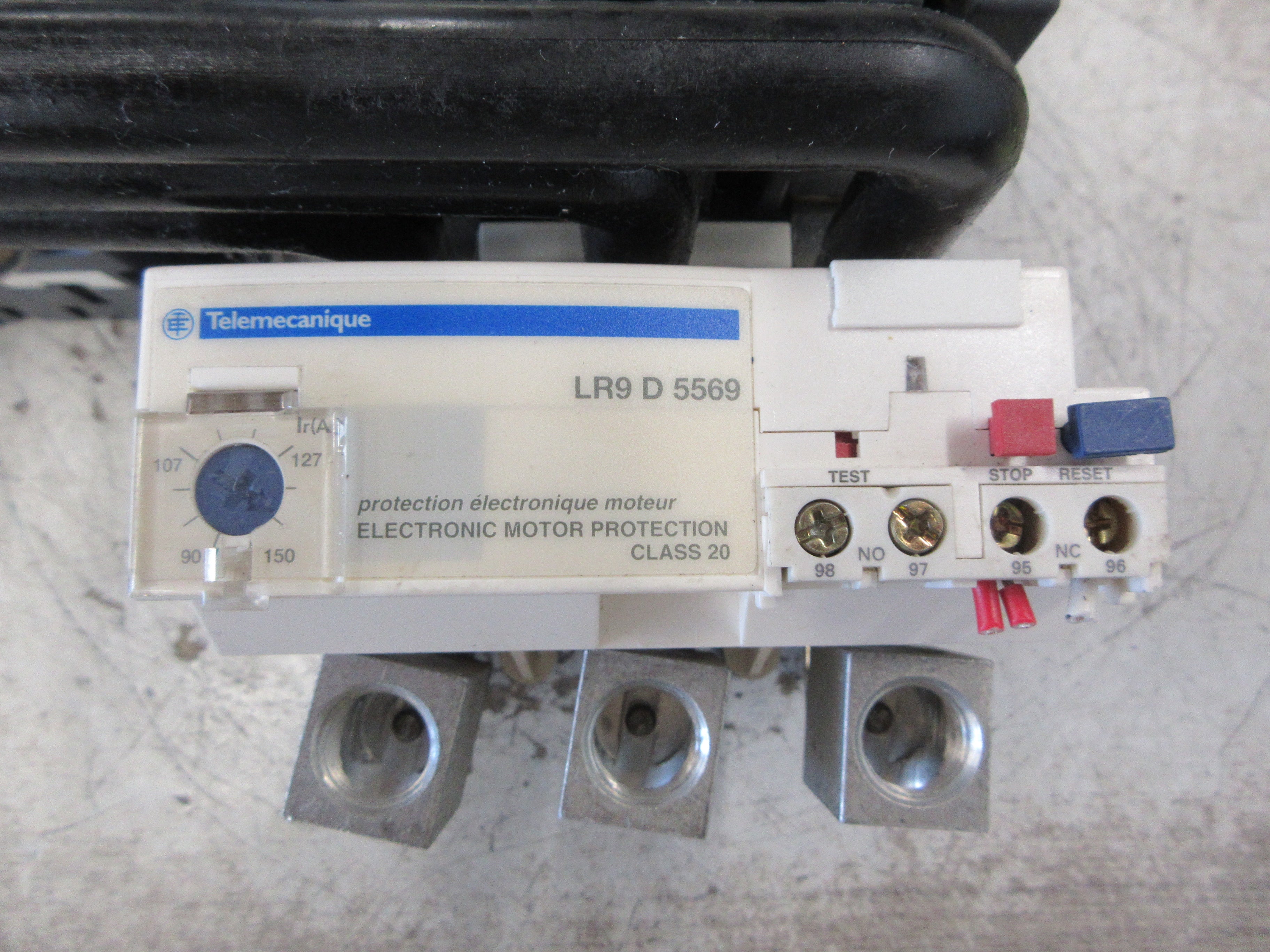 Telemecanique Reversing Starter LC1D150 / LR9D5569 120V Coil Used