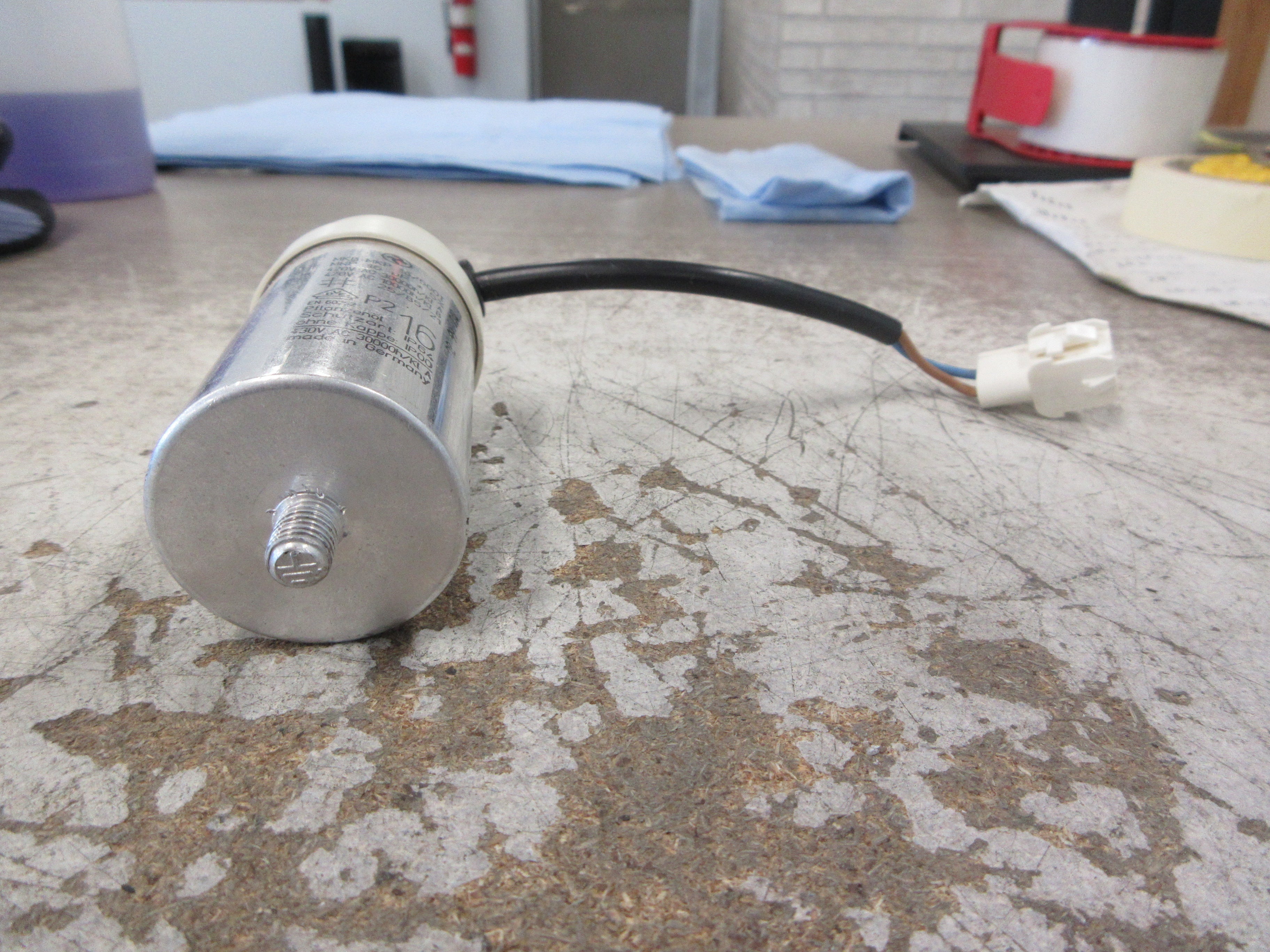 Pflanzenol Capacitor MKB MKP 16/500I 16uF 420/470V Used
