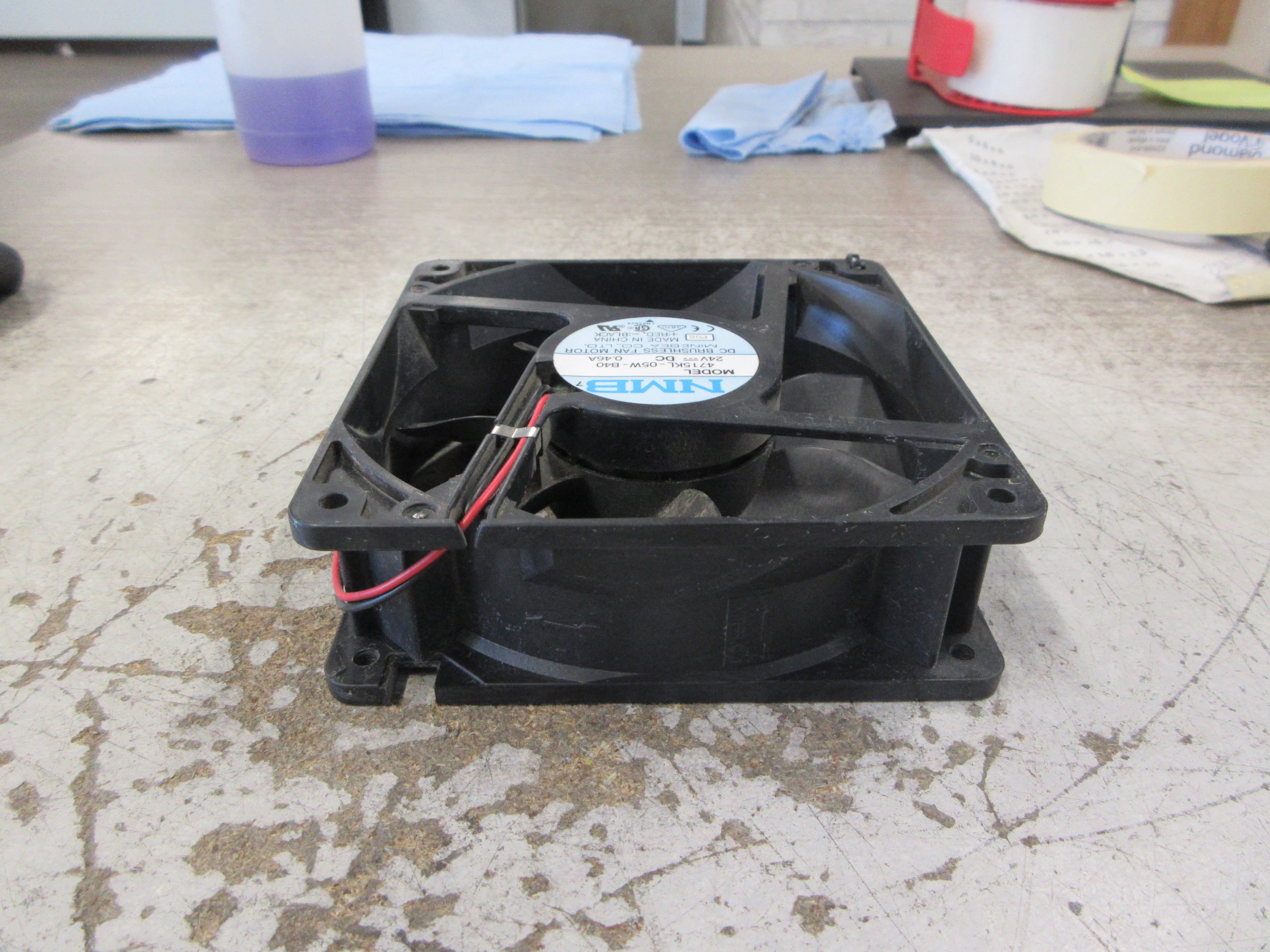 Minebea NMB Axial Fan 4715KL-05W-B40 24VDC 0.46A Used