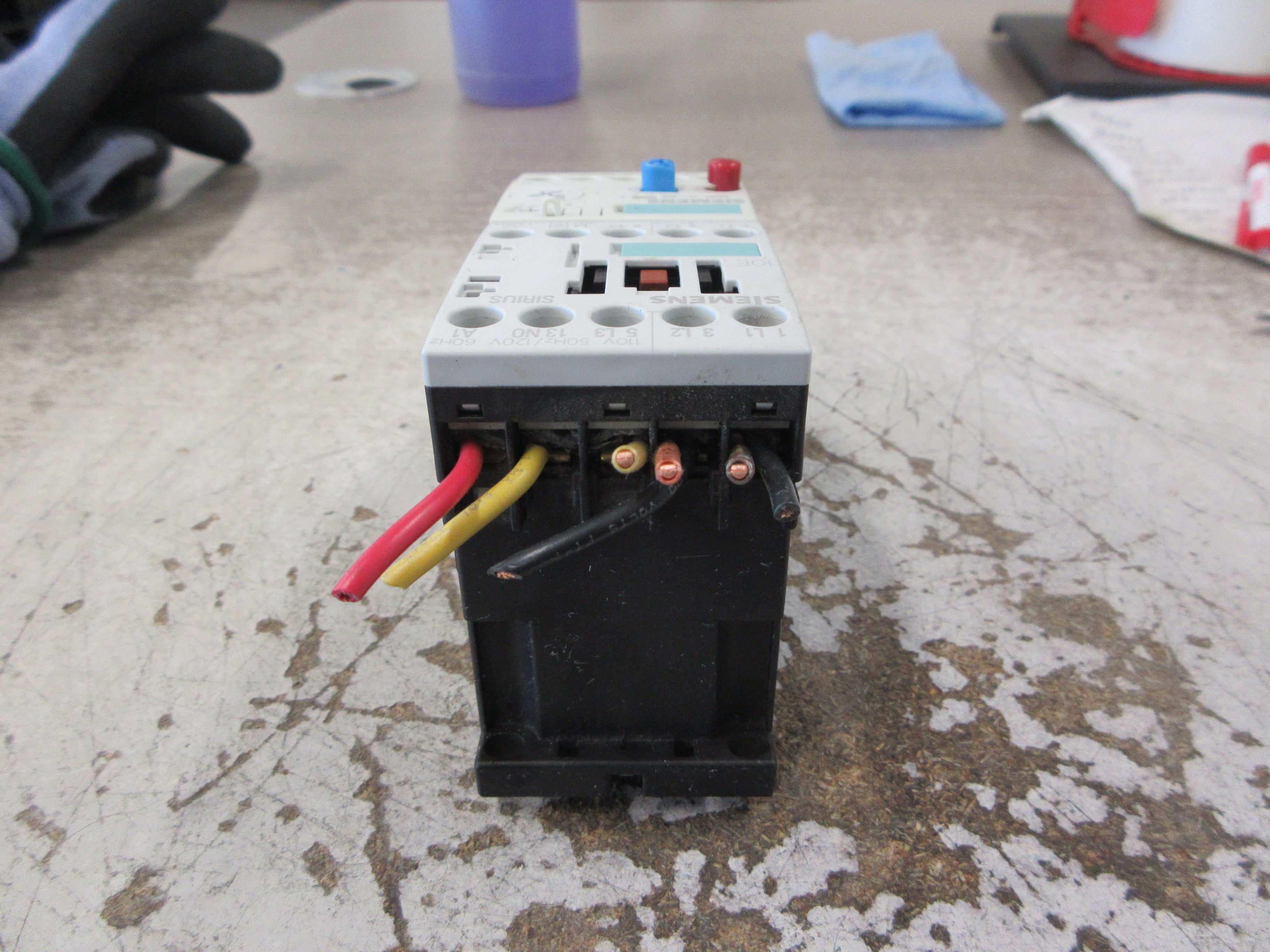 Siemens Sirius Starter 3RT1017-1AK61 / 3RB1015-2SB0 110V Coil Trip: 3-12A Used
