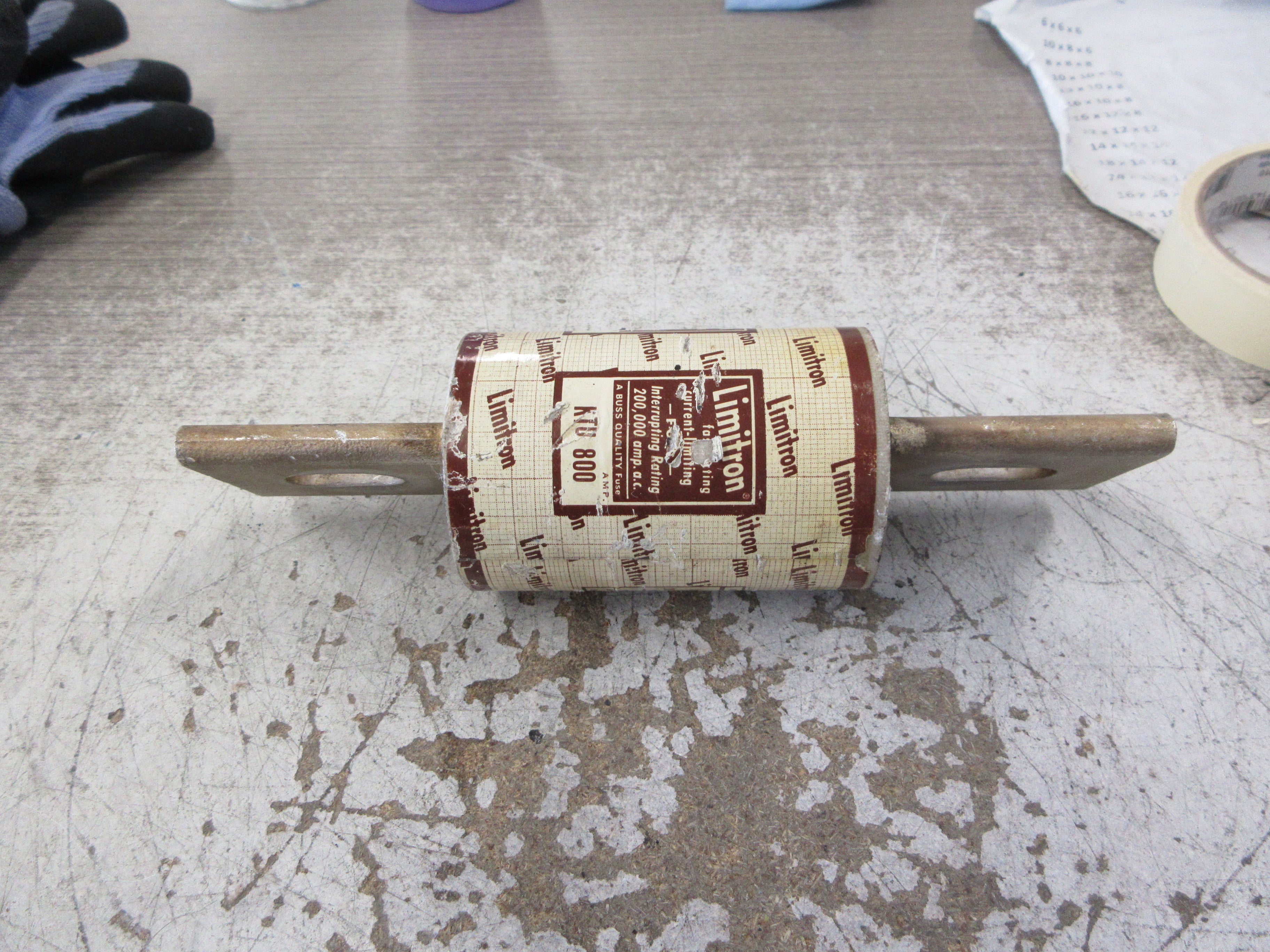 Bussmann Limitron Fuse KTU 800 800A 600V Used