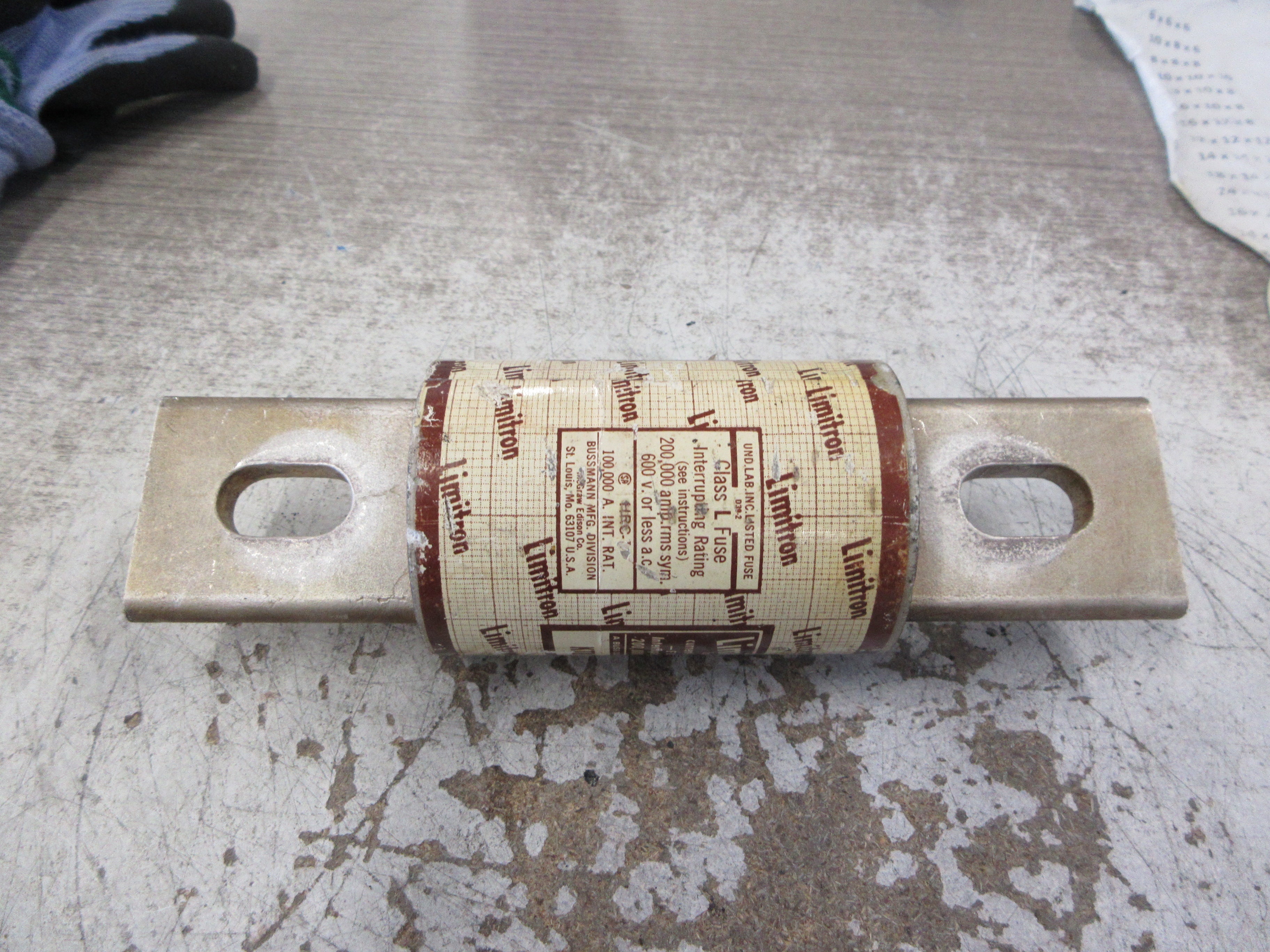 Bussmann Limitron Fuse KTU 800 800A 600V Used