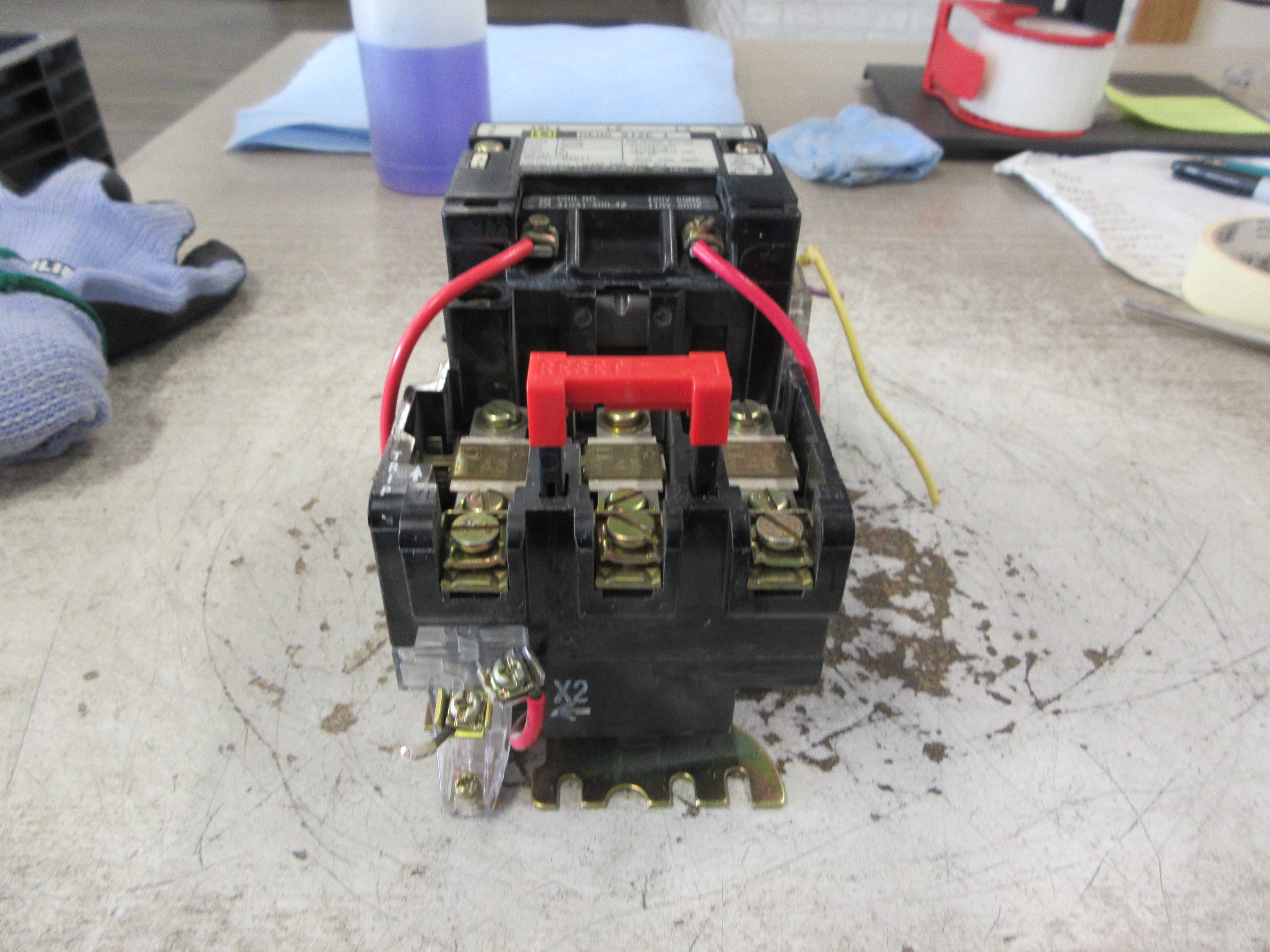 Square D Size 1 Starter 8536 SCO3 S Ser. A 120V Coil Used
