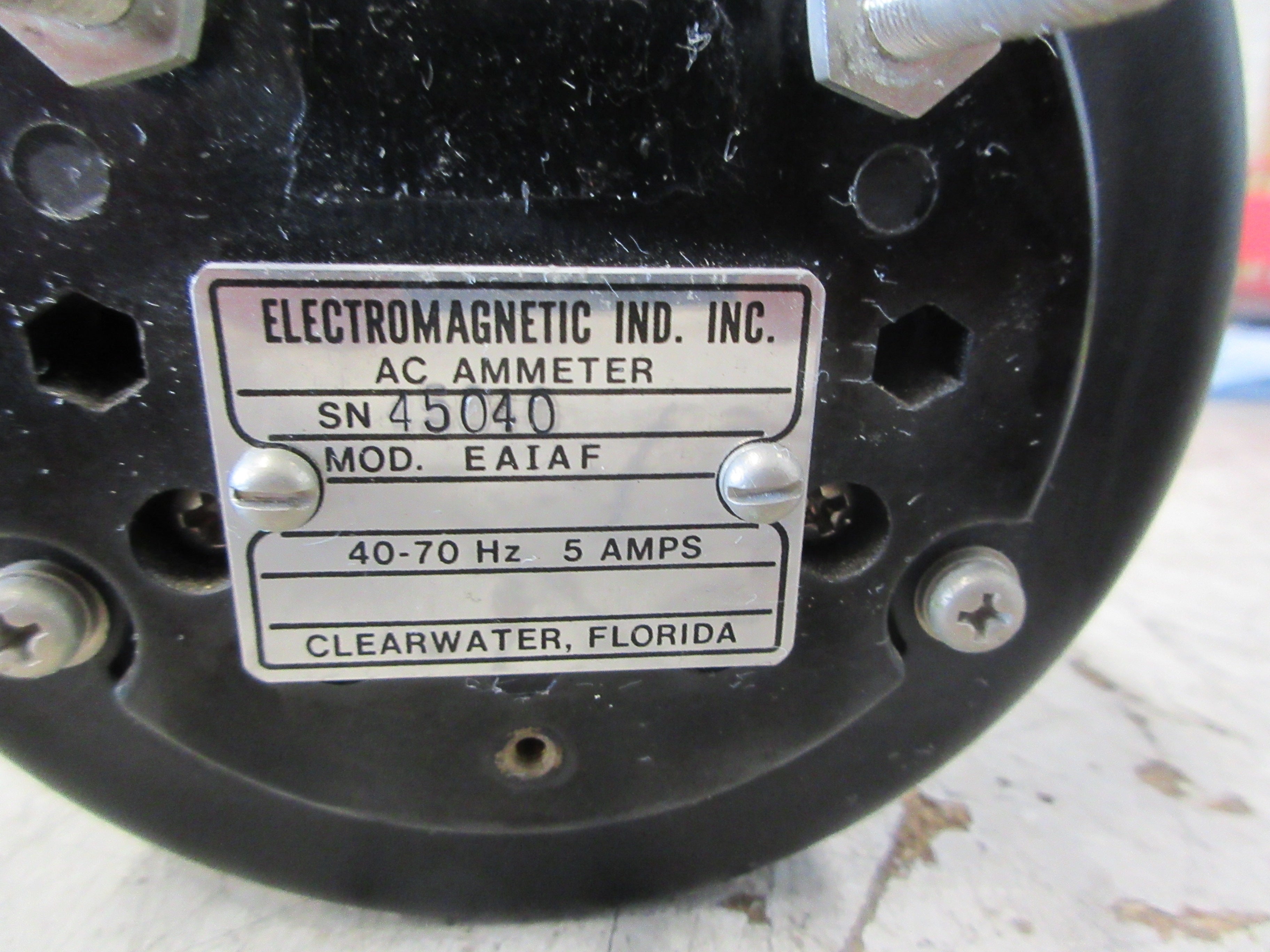 Square D AC Ammeter EAIAF Range: 0-3000A Used
