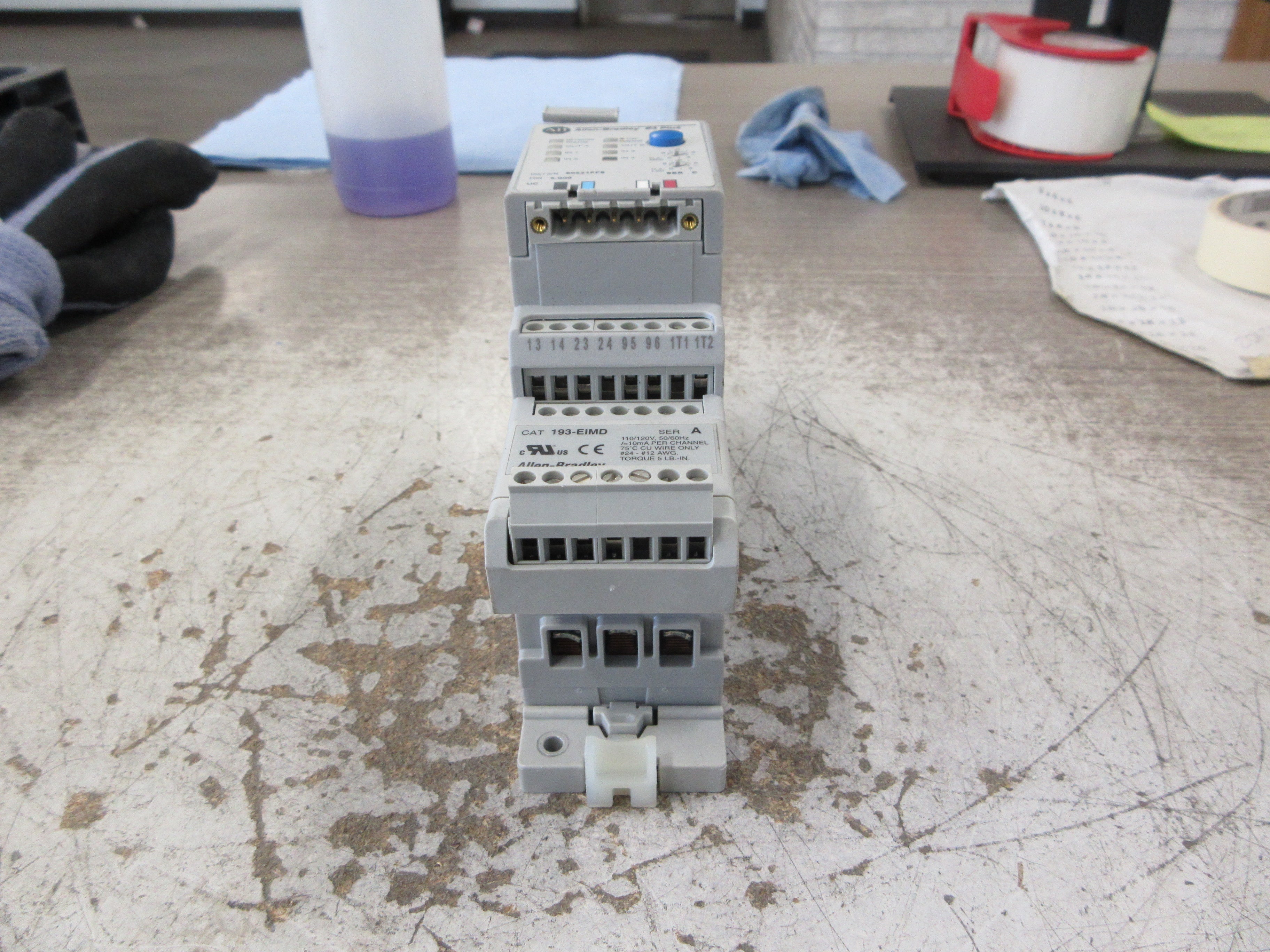 Allen-Bradley E3 Plus Solid State Overload 193-EC3ZZ Ser. C Trip: 9-5000A Used