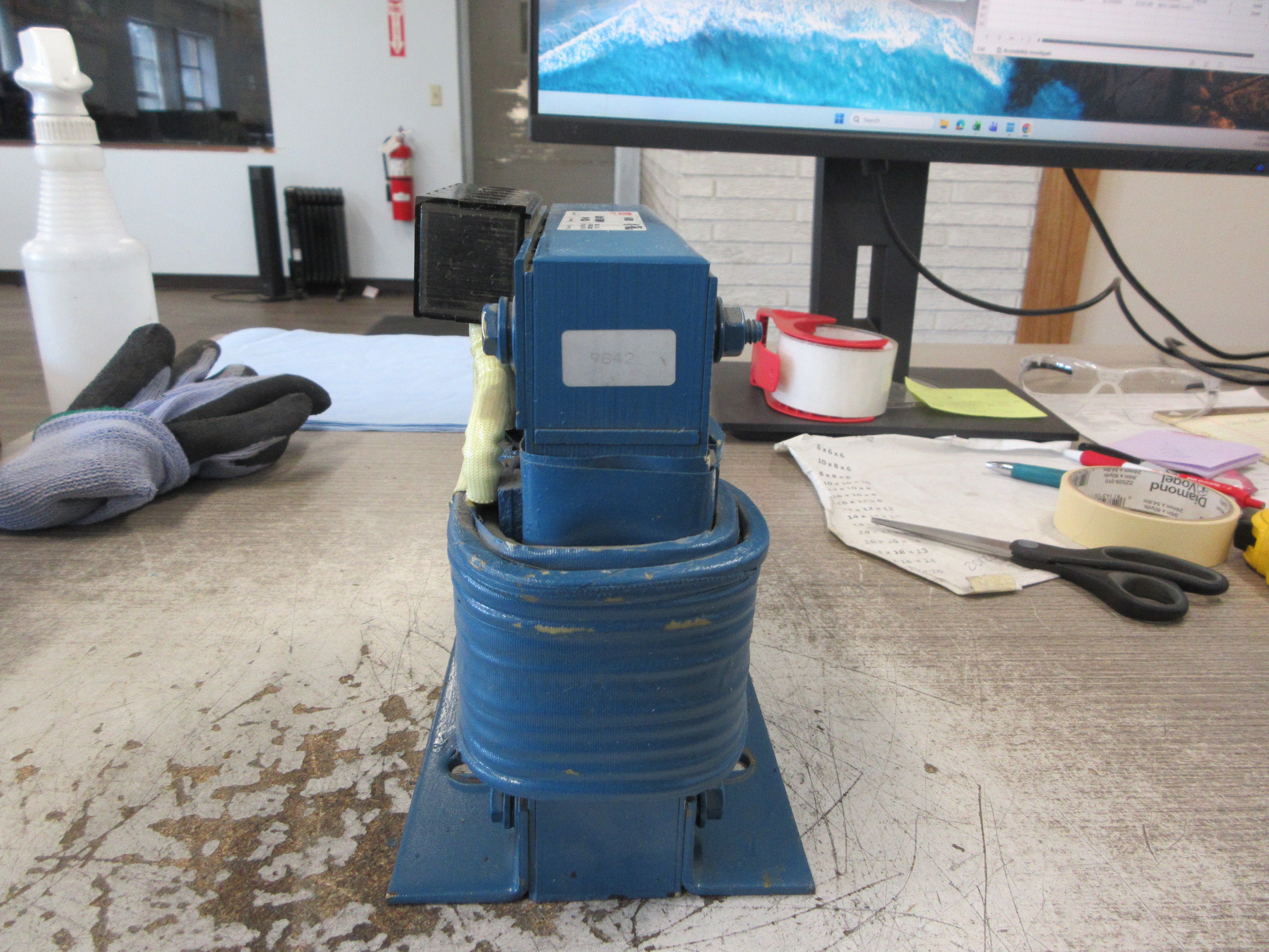 MTE 3Ph Line Reactor RL-05502 0.5mH 55A 600V 50/60Hz Used