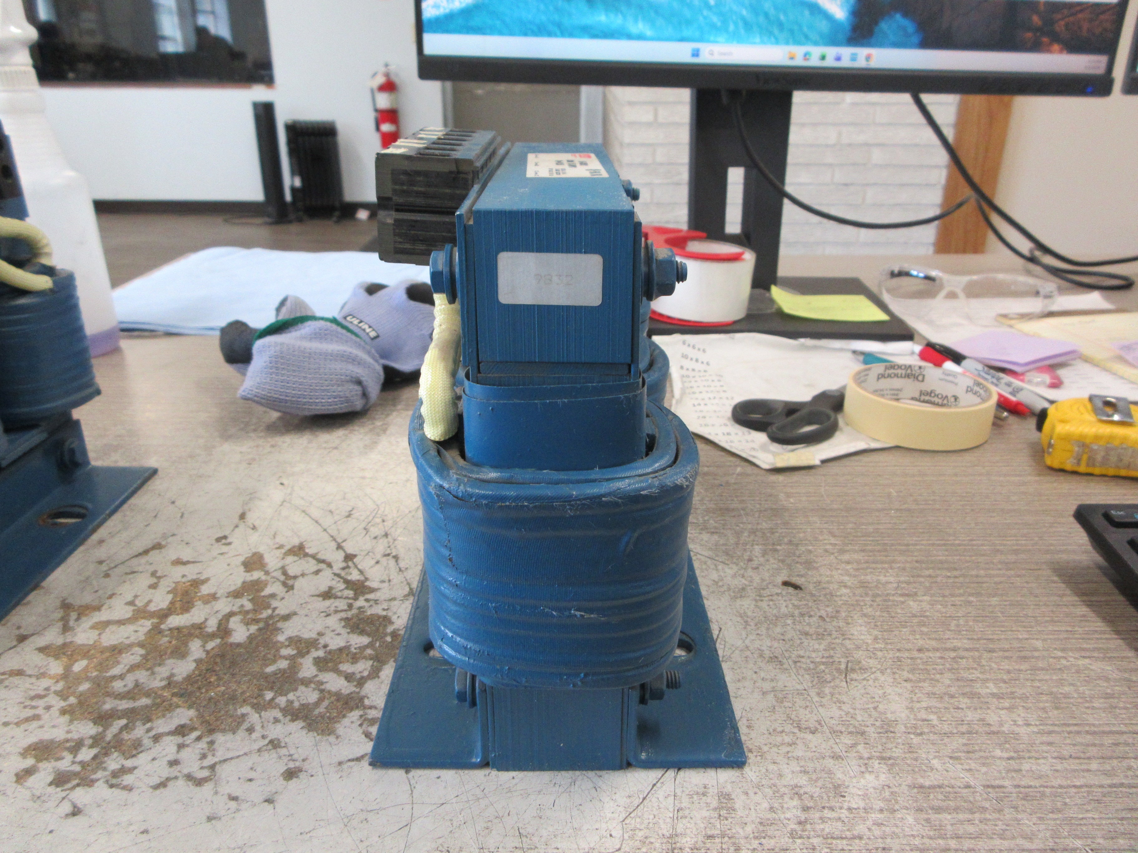 MTE 3Ph Line Reactor RL-05502 0.5mH 55A 600V 50/60Hz Used
