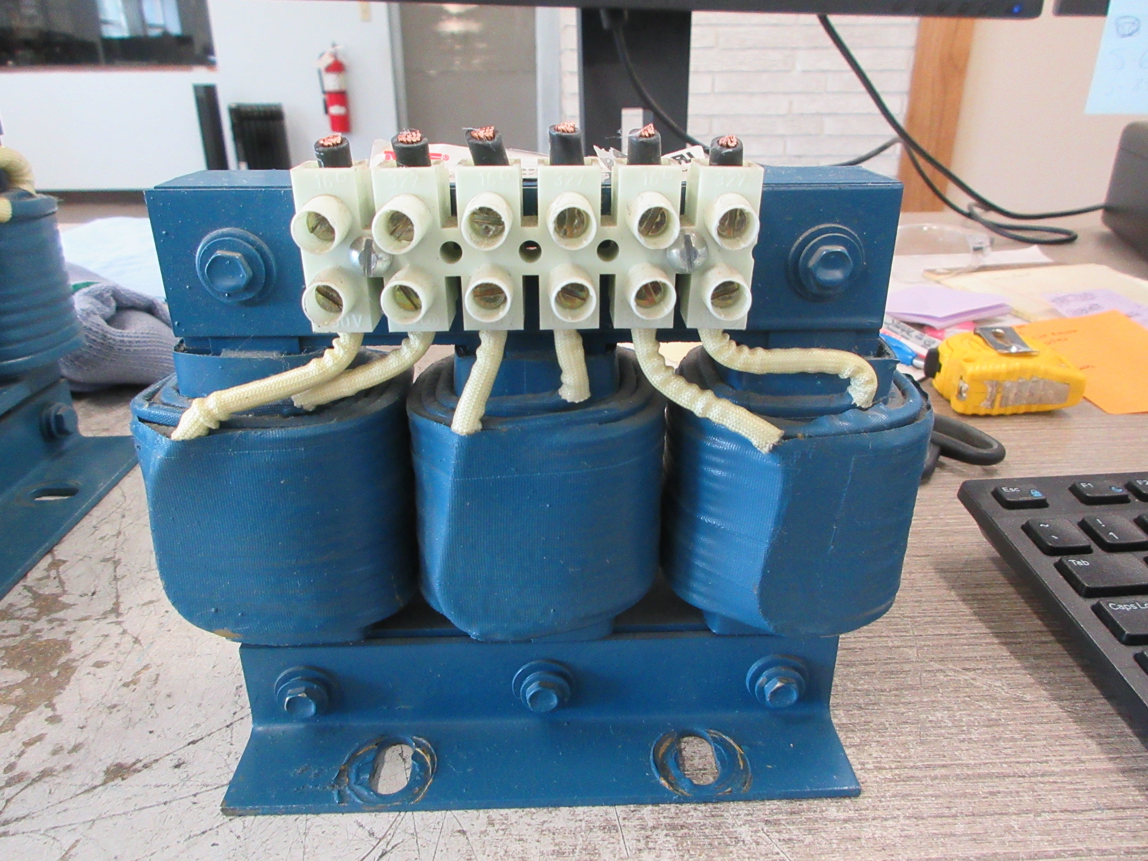 MTE 3Ph Line Reactor RL-02502 1.2mH 25A 600V 50/60Hz Used