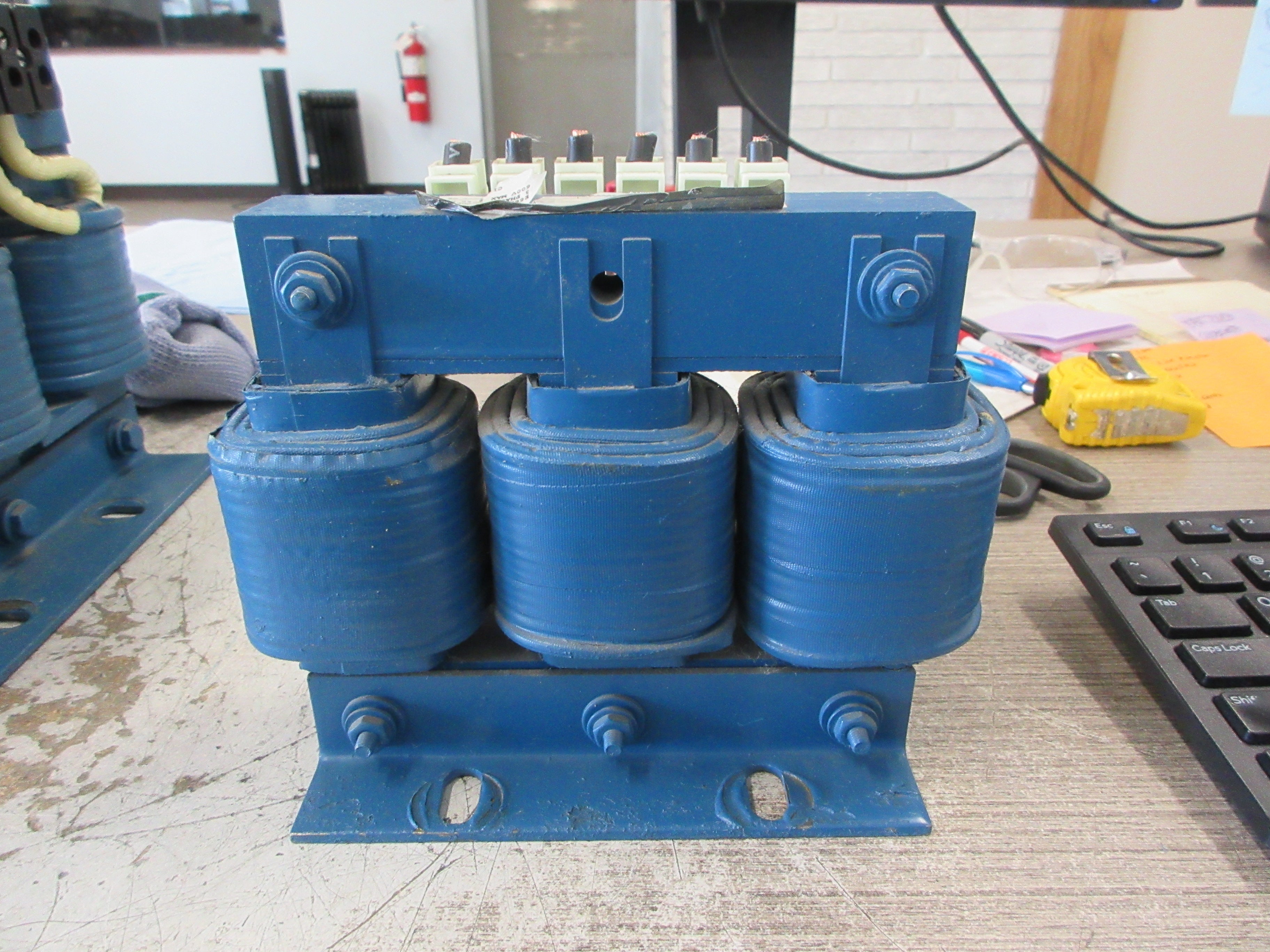MTE 3Ph Line Reactor RL-02502 1.2mH 25A 600V 50/60Hz Used
