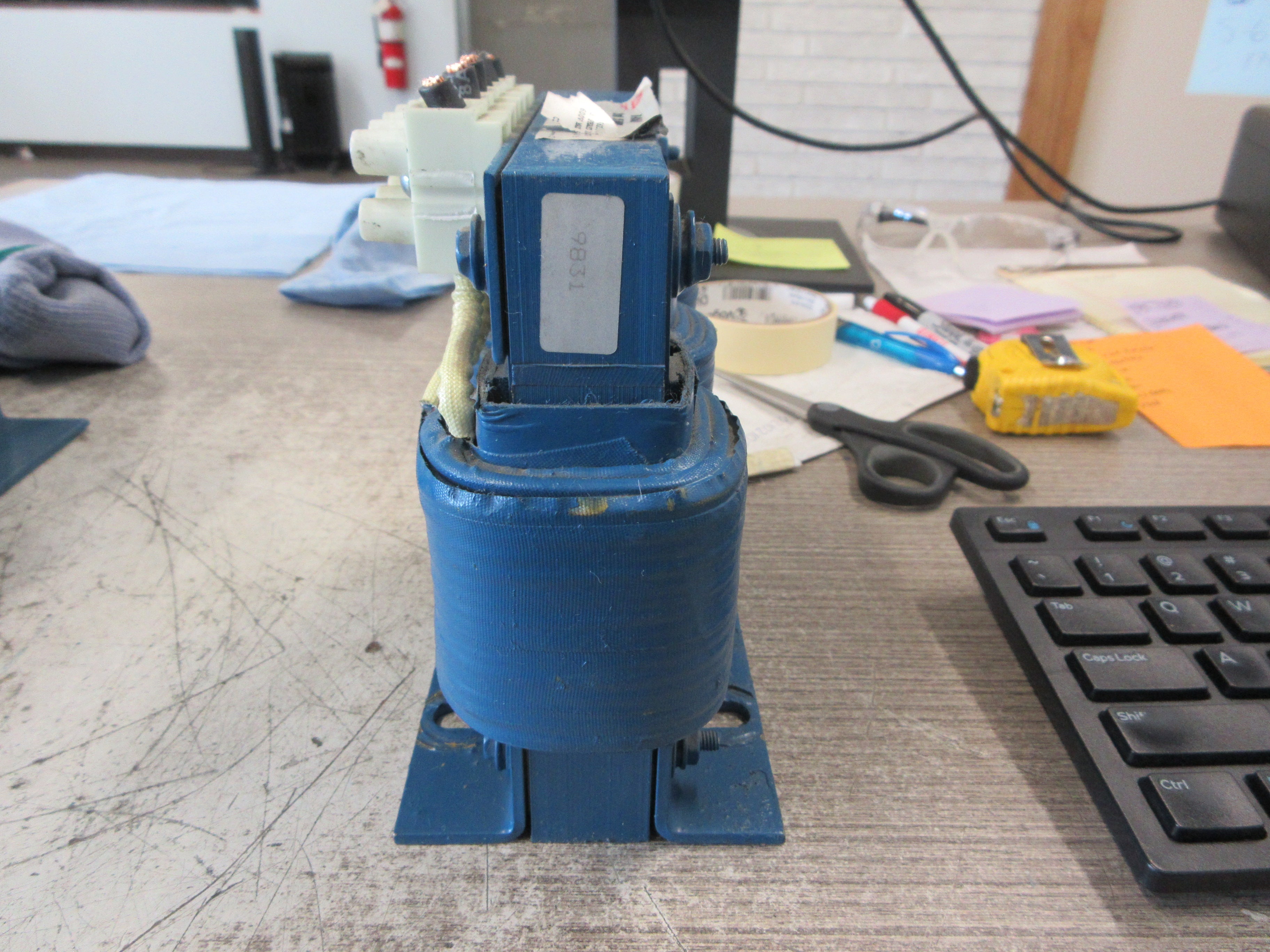 MTE 3Ph Line Reactor RL-02502 1.2mH 25A 600V 50/60Hz Used